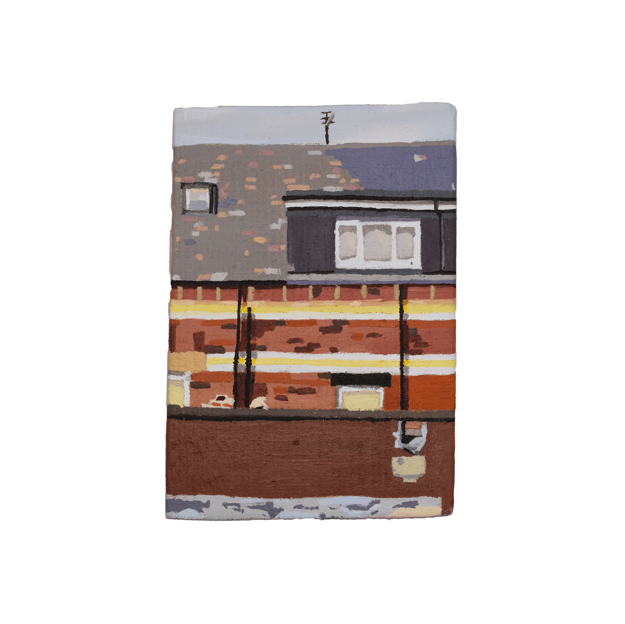 Landscape With Confines and Stripes - A6 Postcard