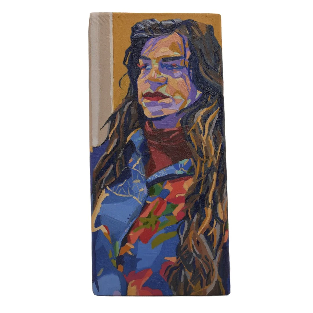 Picture of Saba Siddiqui, 2023, Oil on Wood. 