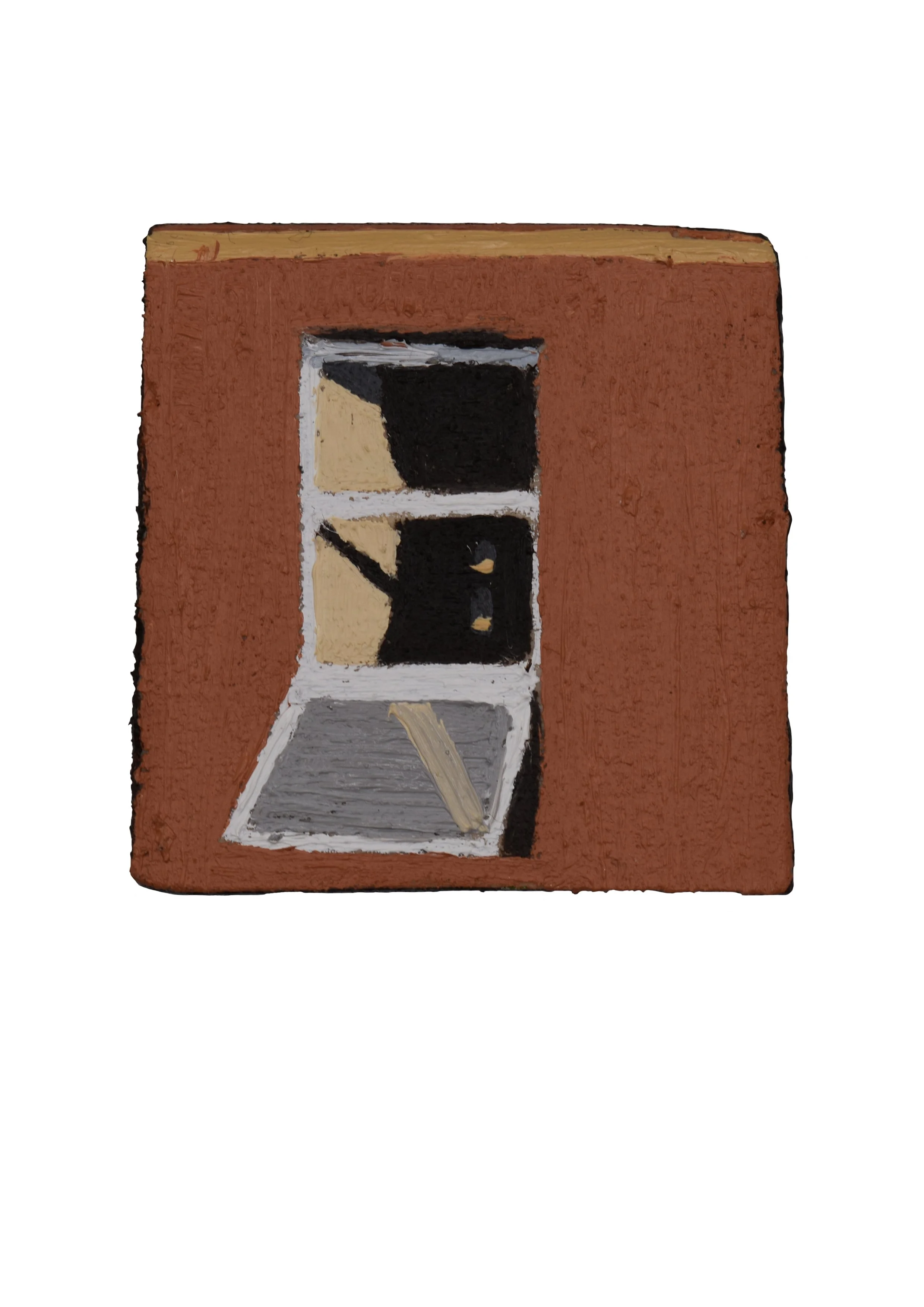 Window, 2023, Oil on Wood.