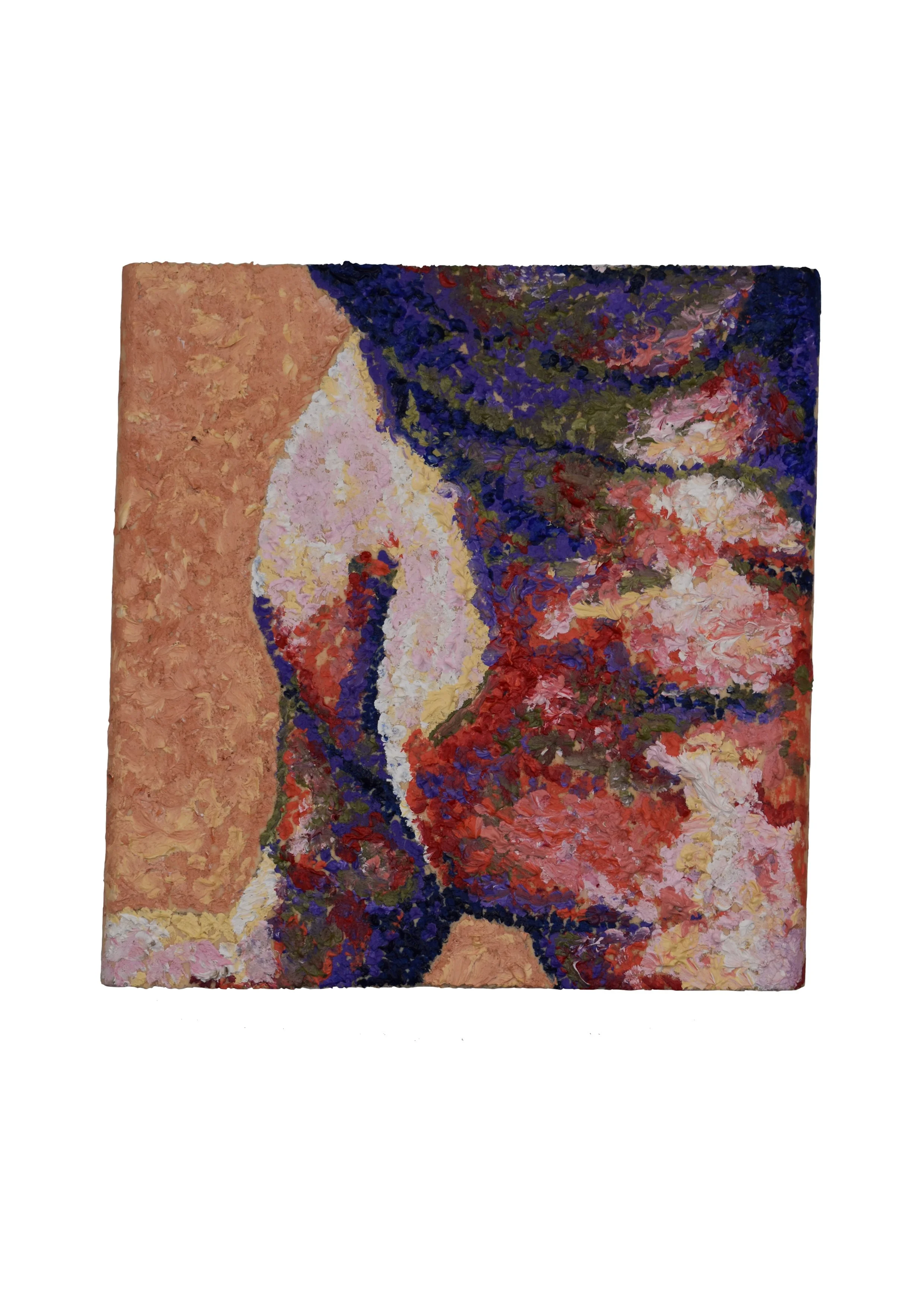 Bum, 2024, Oil on Wood, 9 cm (W) x 9 cm (H)