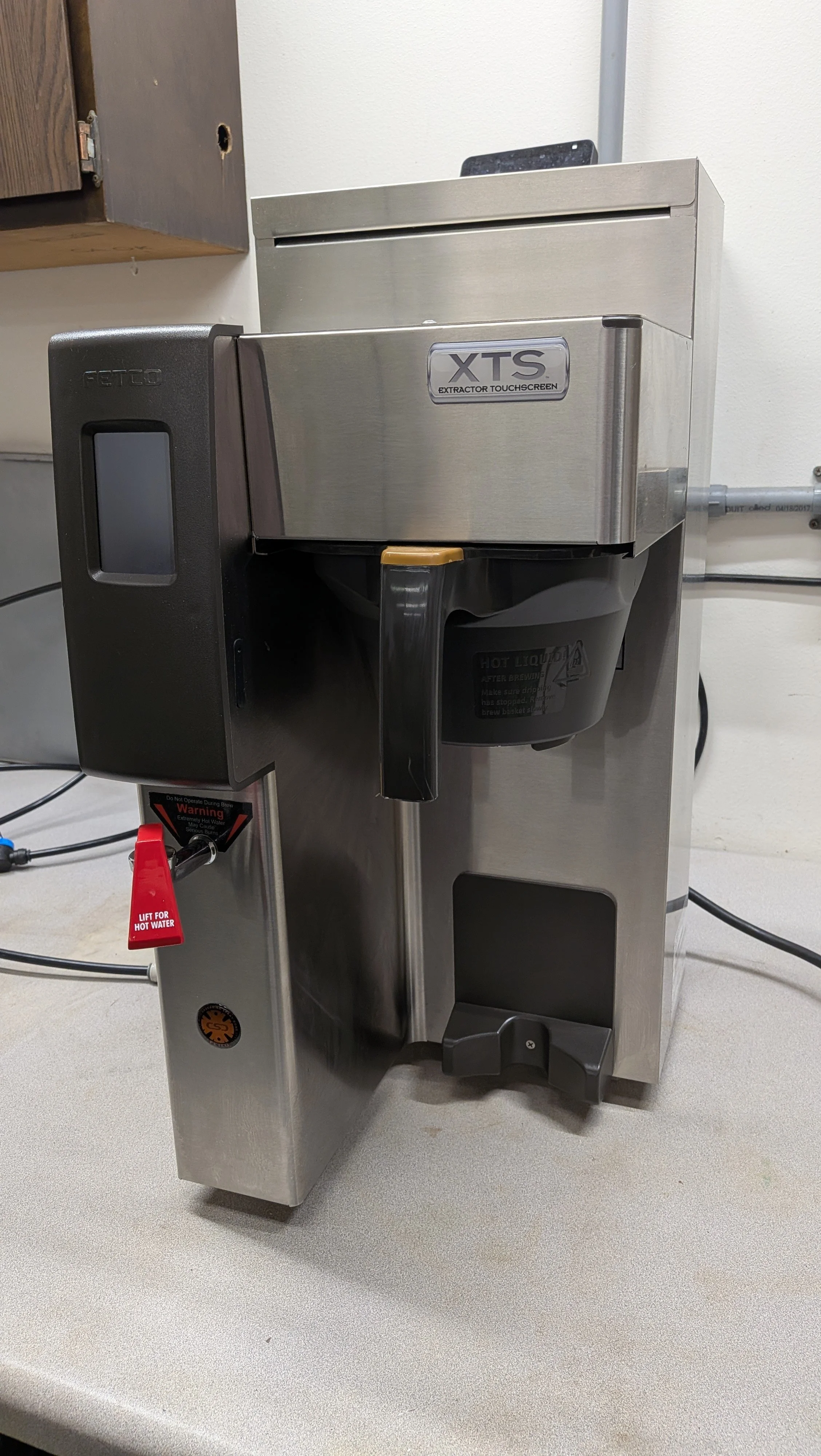 $1,200 FETCO XTS Series Extractor Touchscreen CBS-2131XTS