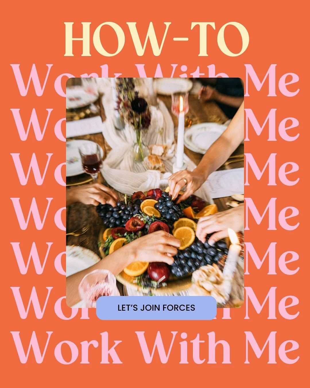 ✨ Let&rsquo;s create something truly unforgettable. 
I offer: branded partnerships, private supper clubs, bespoke dinners, intimate private events, menu consulting, recipe development and monthly public supper clubs.
I bring brands + people together 
