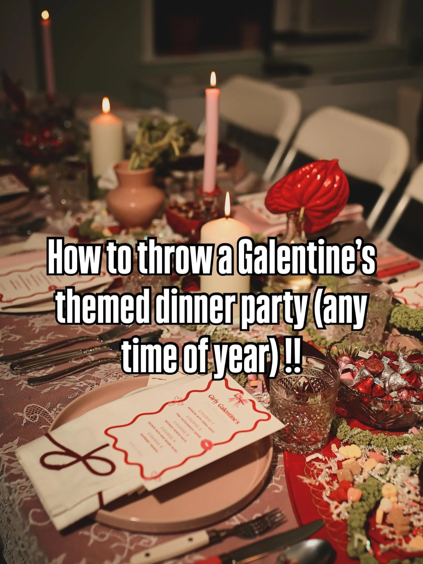 I firmly believe that celebrating female friendships and all the wonderful women in your life should not be limited to just one day!!!

For the next time you want to romanticize your life and dress up with friends over a cozy meal, here&rsquo;s your 