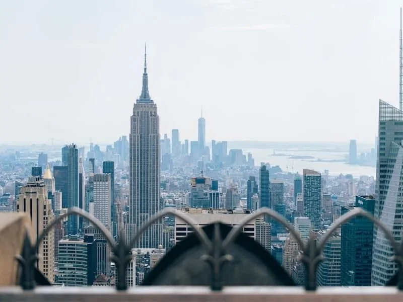 Top of the Rock Wedding Portraits | Captured By A NYC Wedding Content Creator
