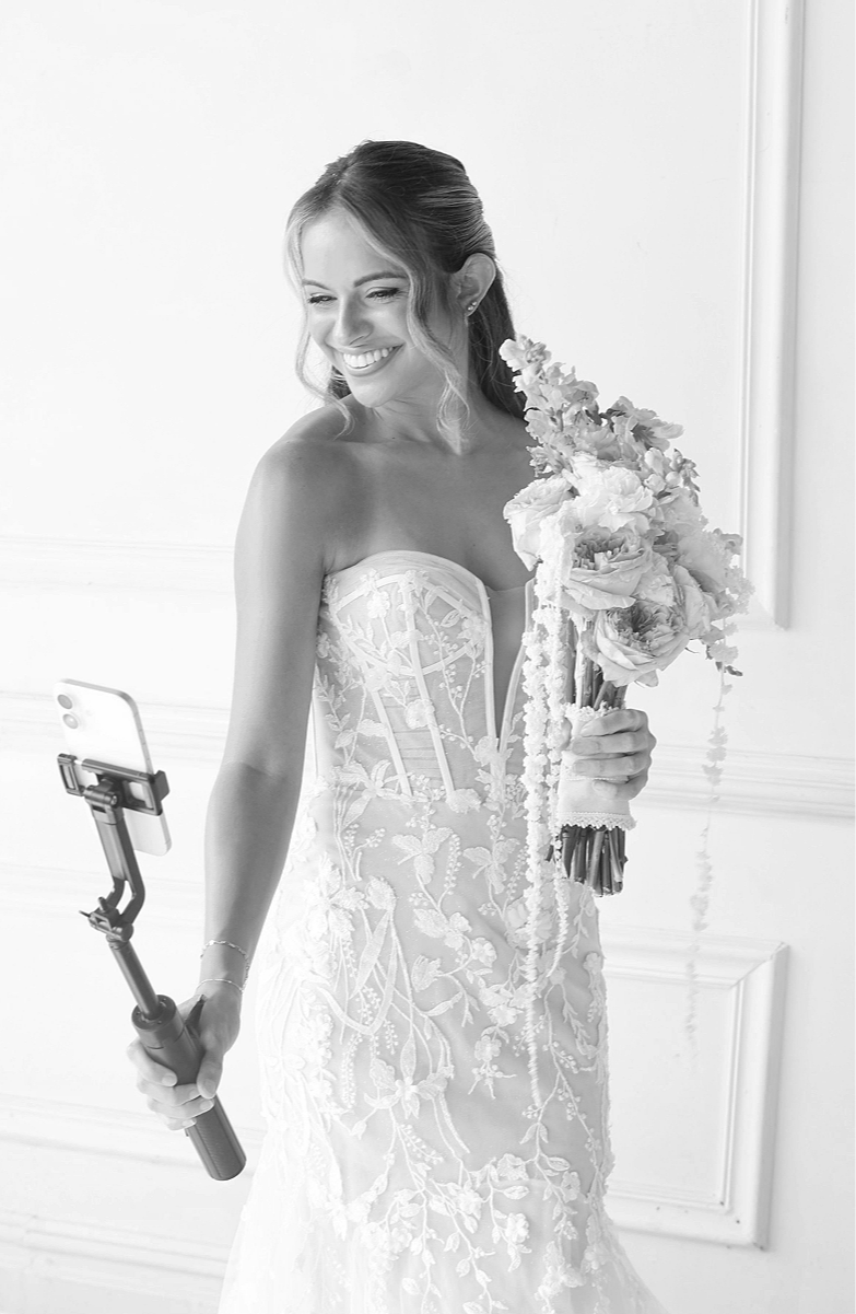 Wedding Content Creator part of the Media & MAE team which is a wedding content creation agency that offers phtography and iphone videography wedding bts