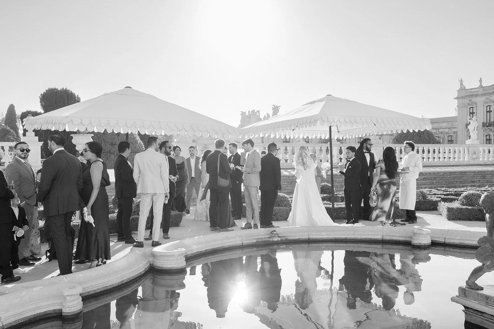 Soft natural light at a destination wedding in Portugal