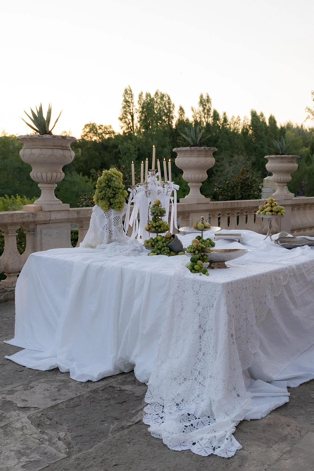Vintage Wedding decor inspiration at Queluz Palace