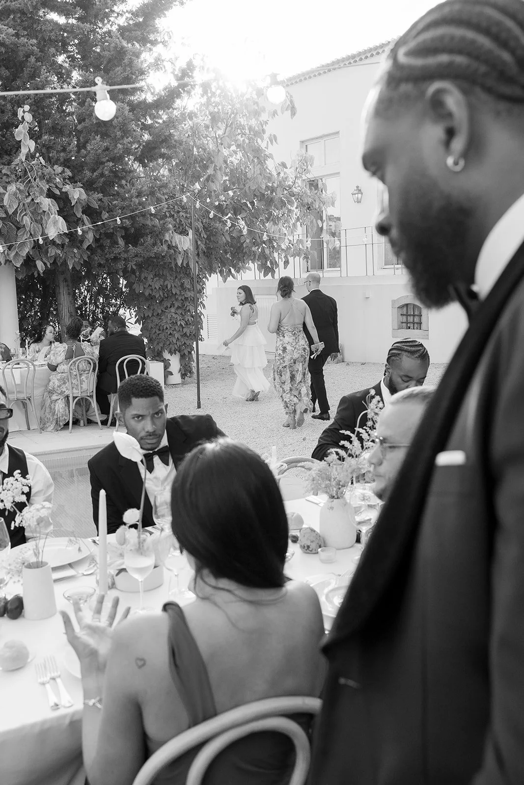 Wedding guests at a destination wedding in Lisbon, Portugal