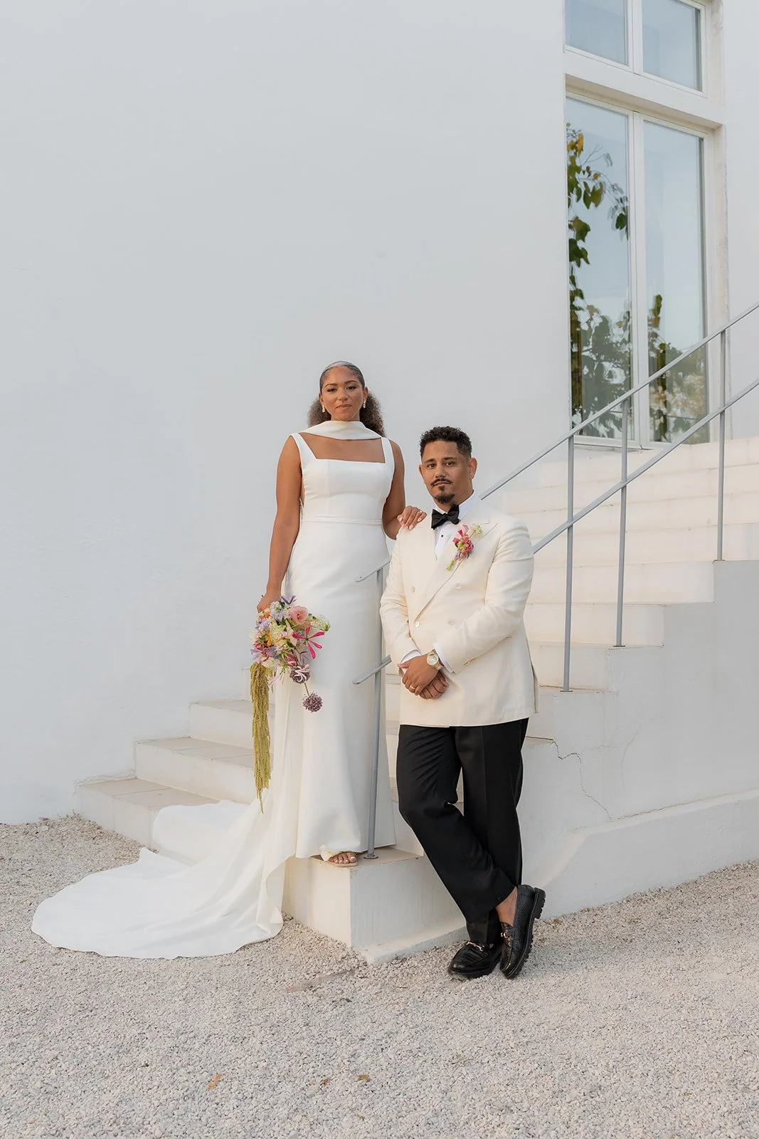 Editorial couple portrait at Casa Sacoto