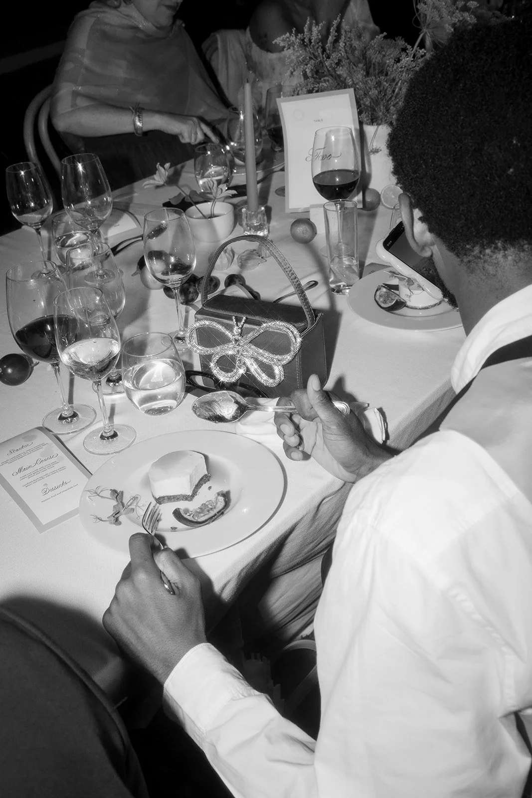 Reception details at a destination wedding I Portugal