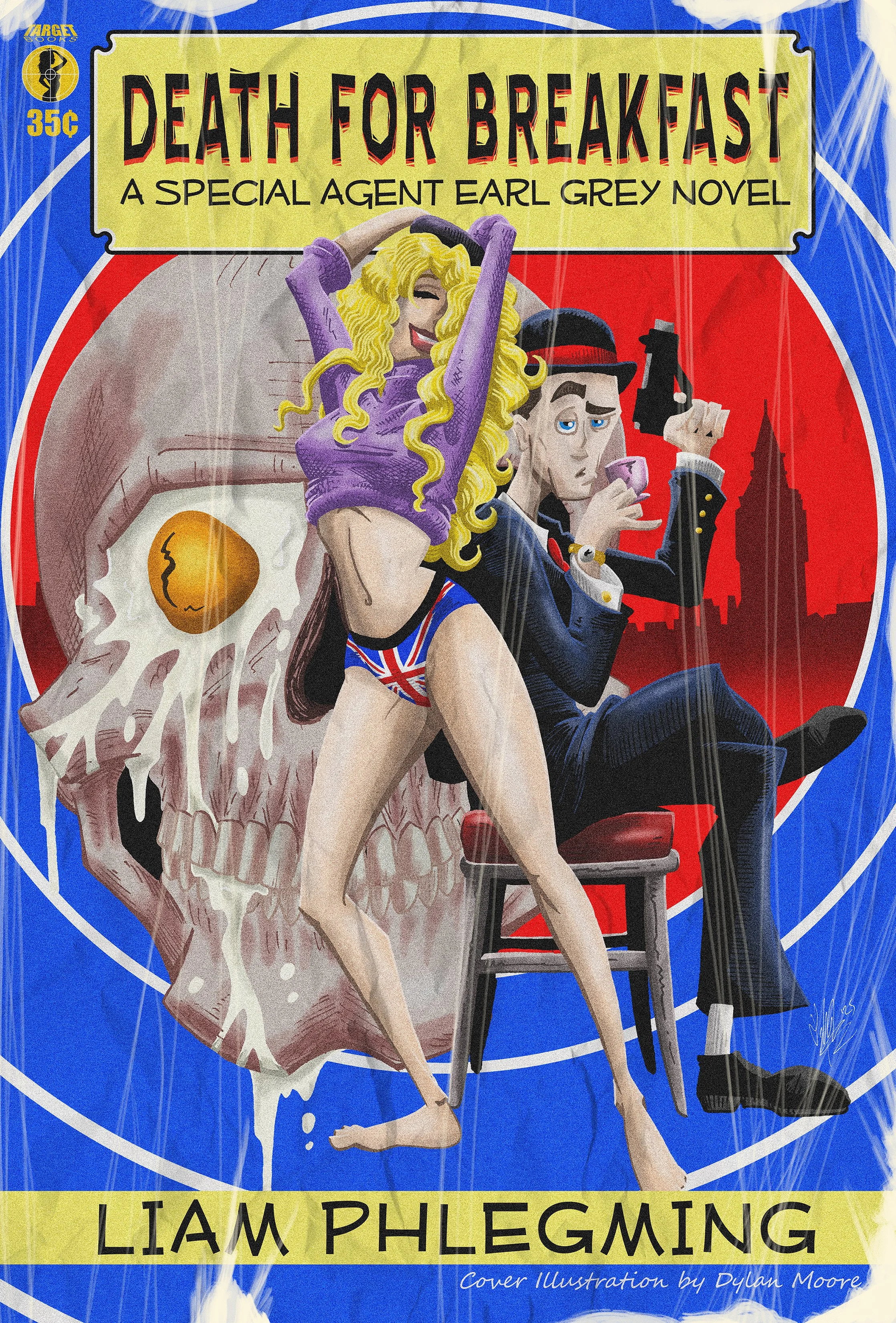 Death For Breakfast - postcard