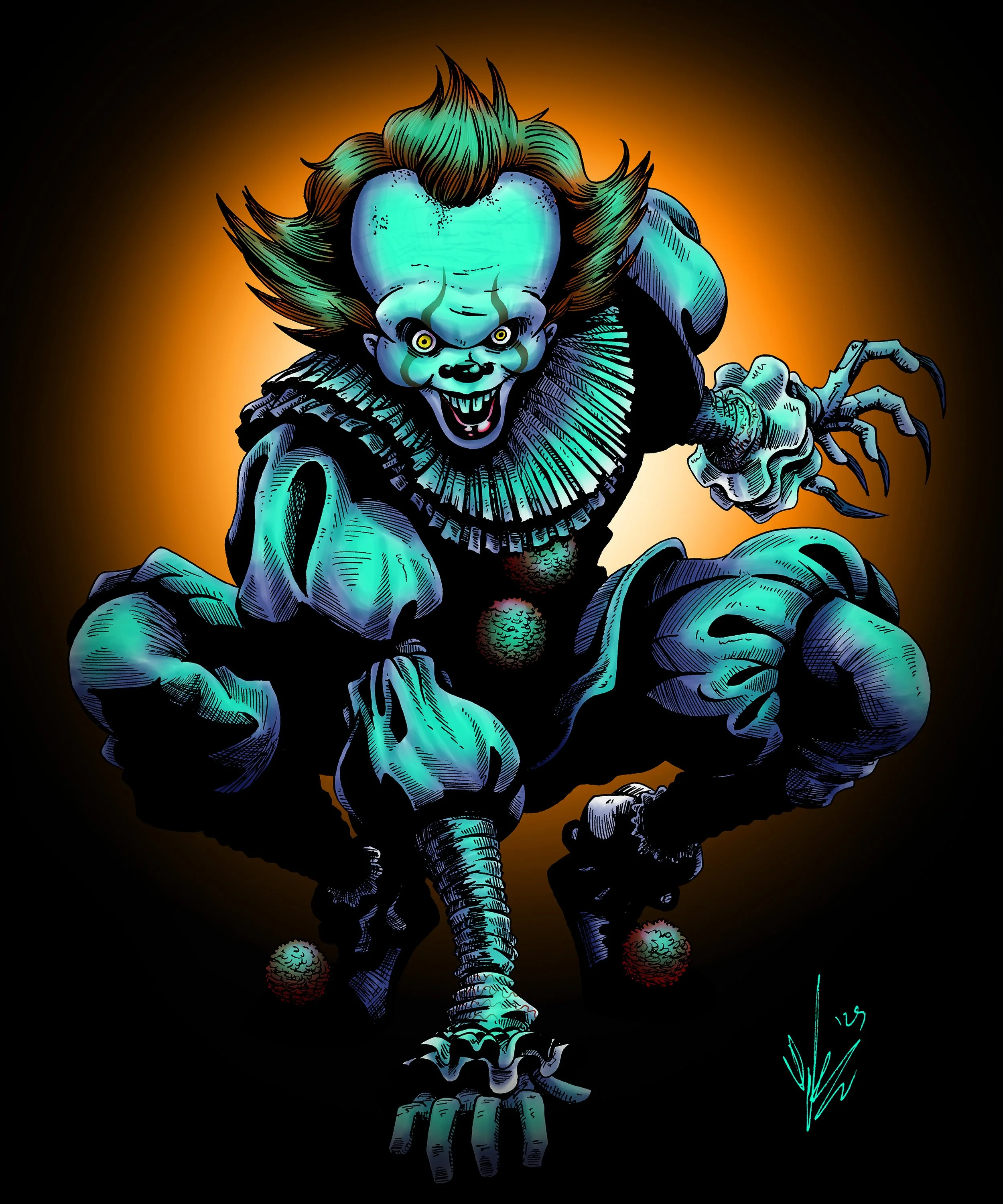 Clowning Around - print