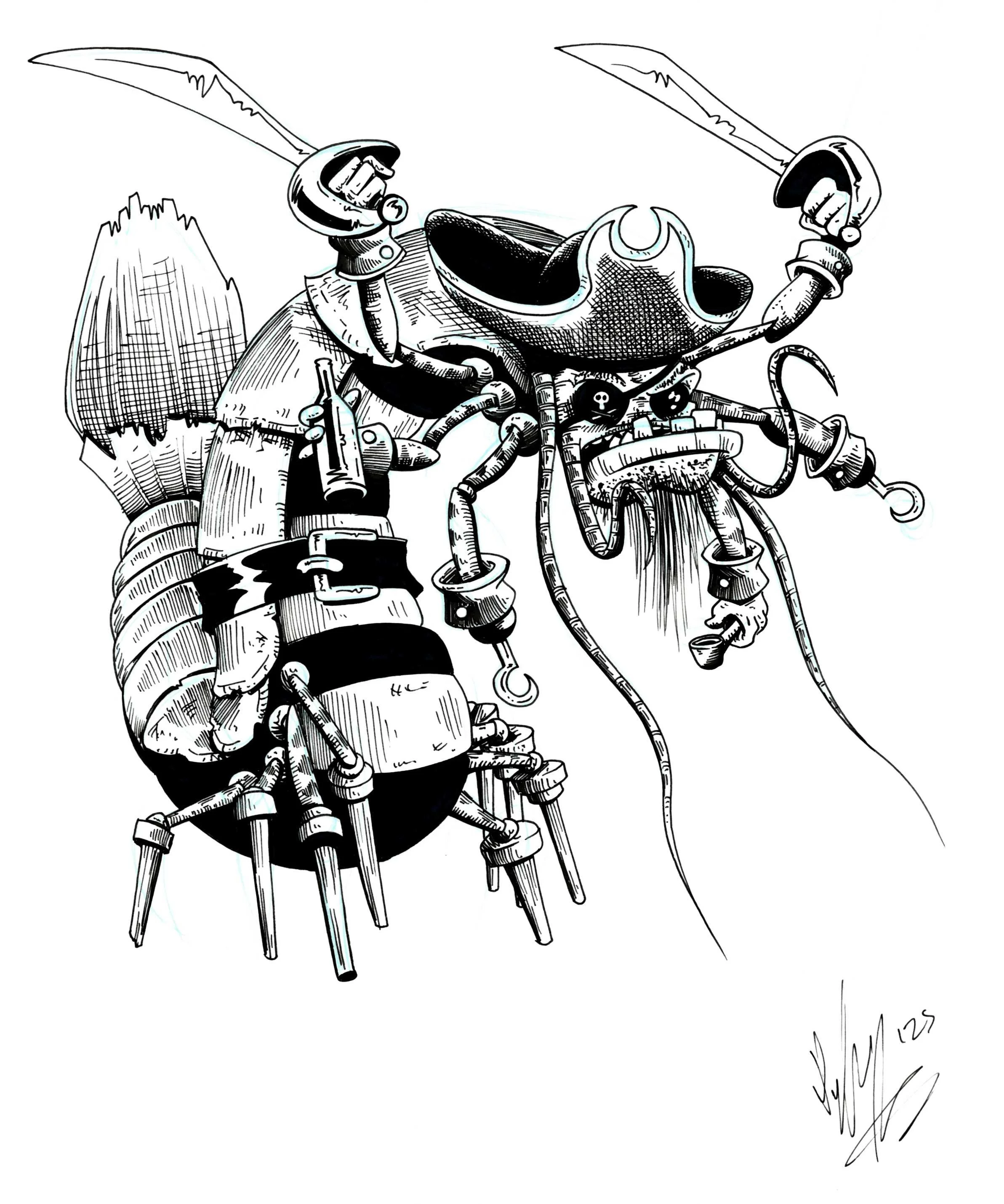 Pirate Prawn - original