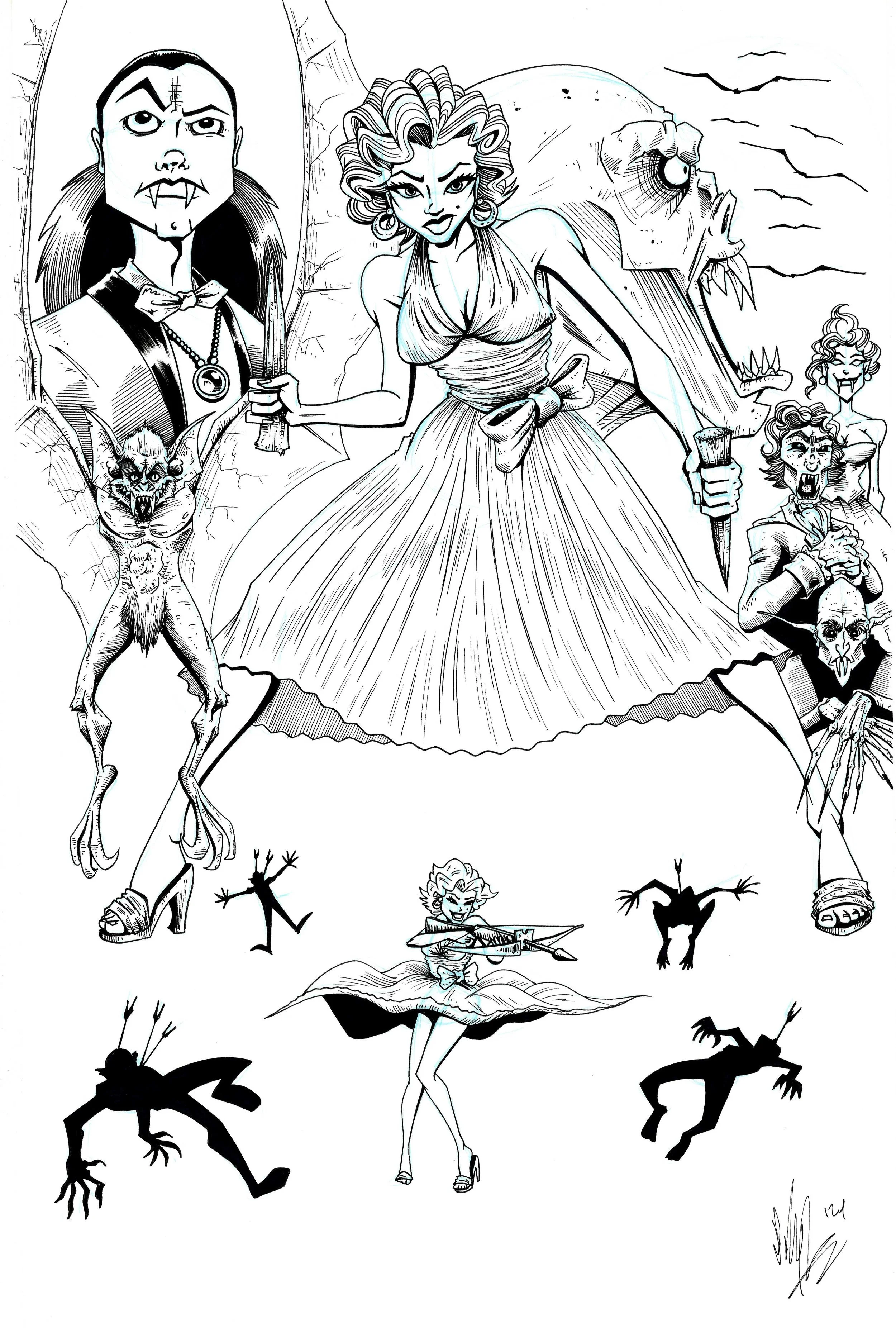 Marilyn The Vampire Killer - original