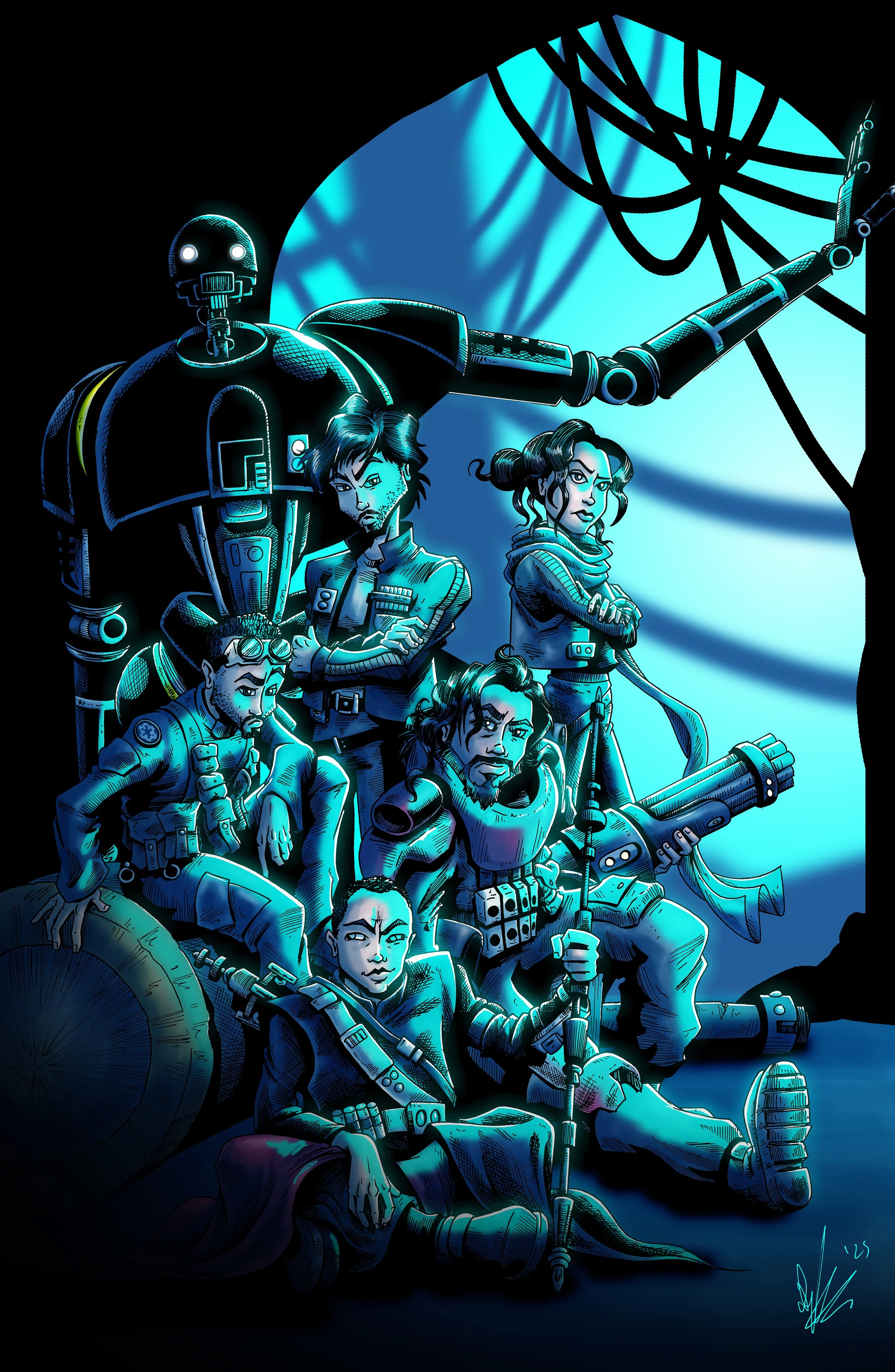 Rogues - poster print