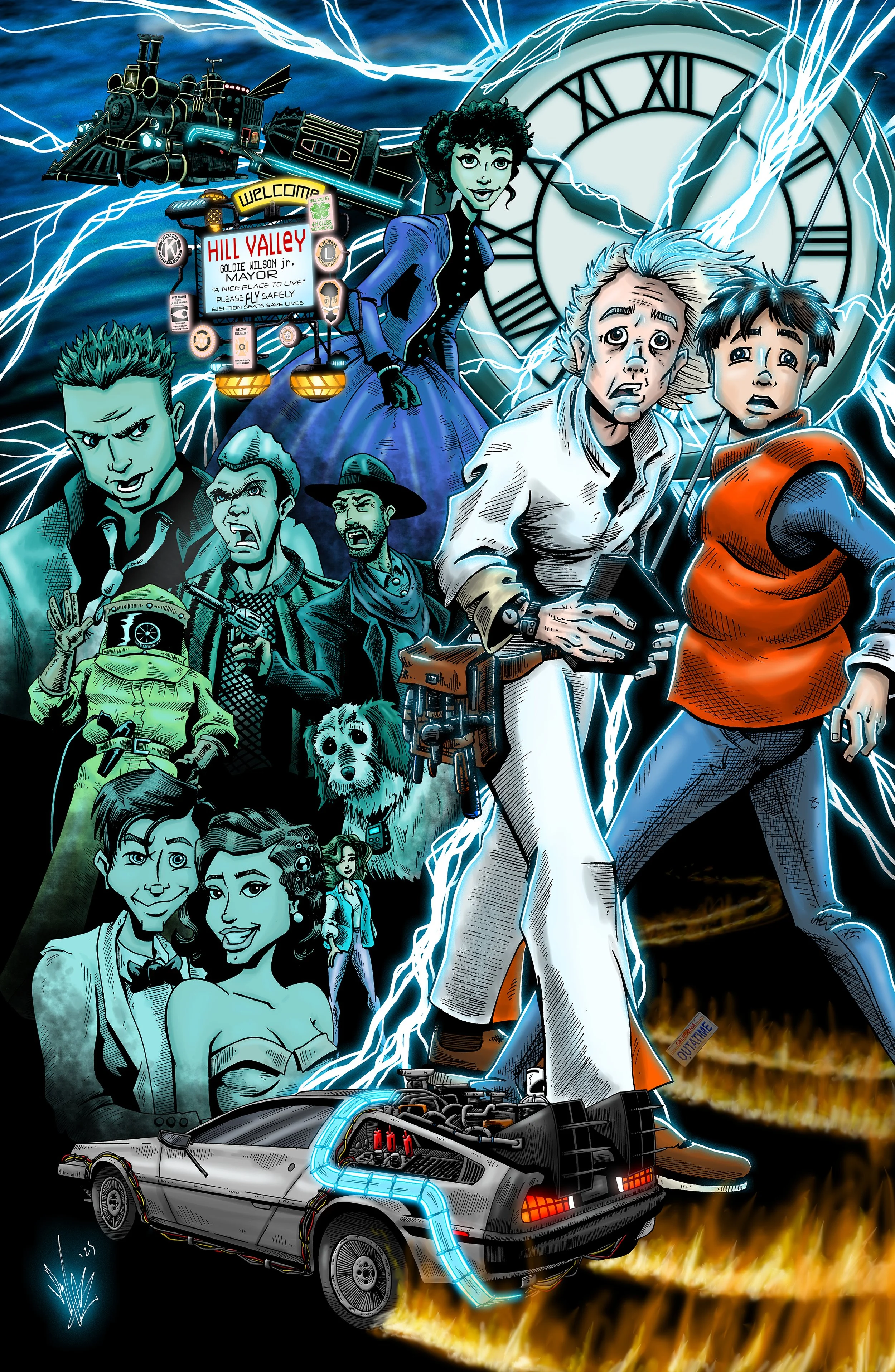 88 Miles Per Hour - poster print