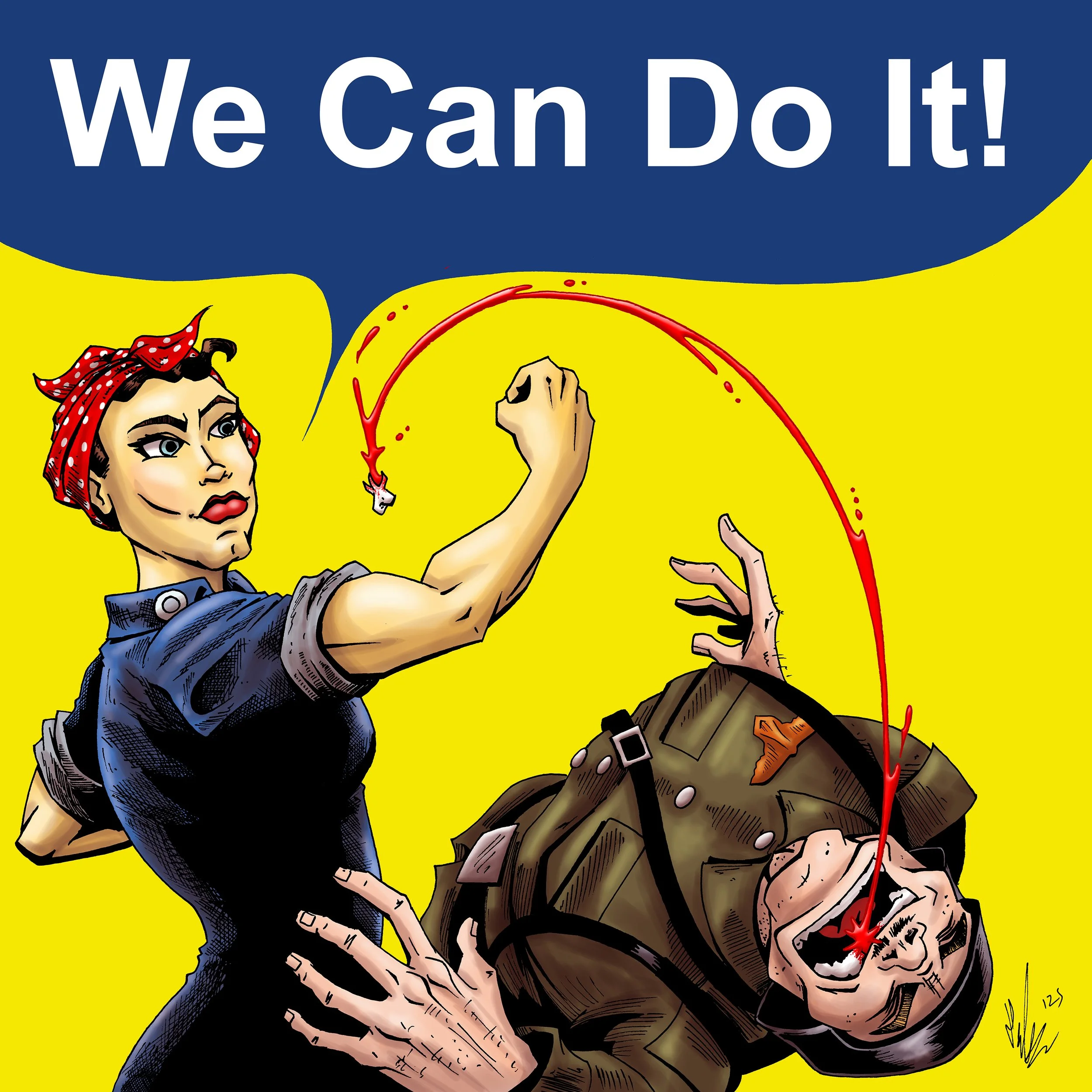 We Can Do It - postcard