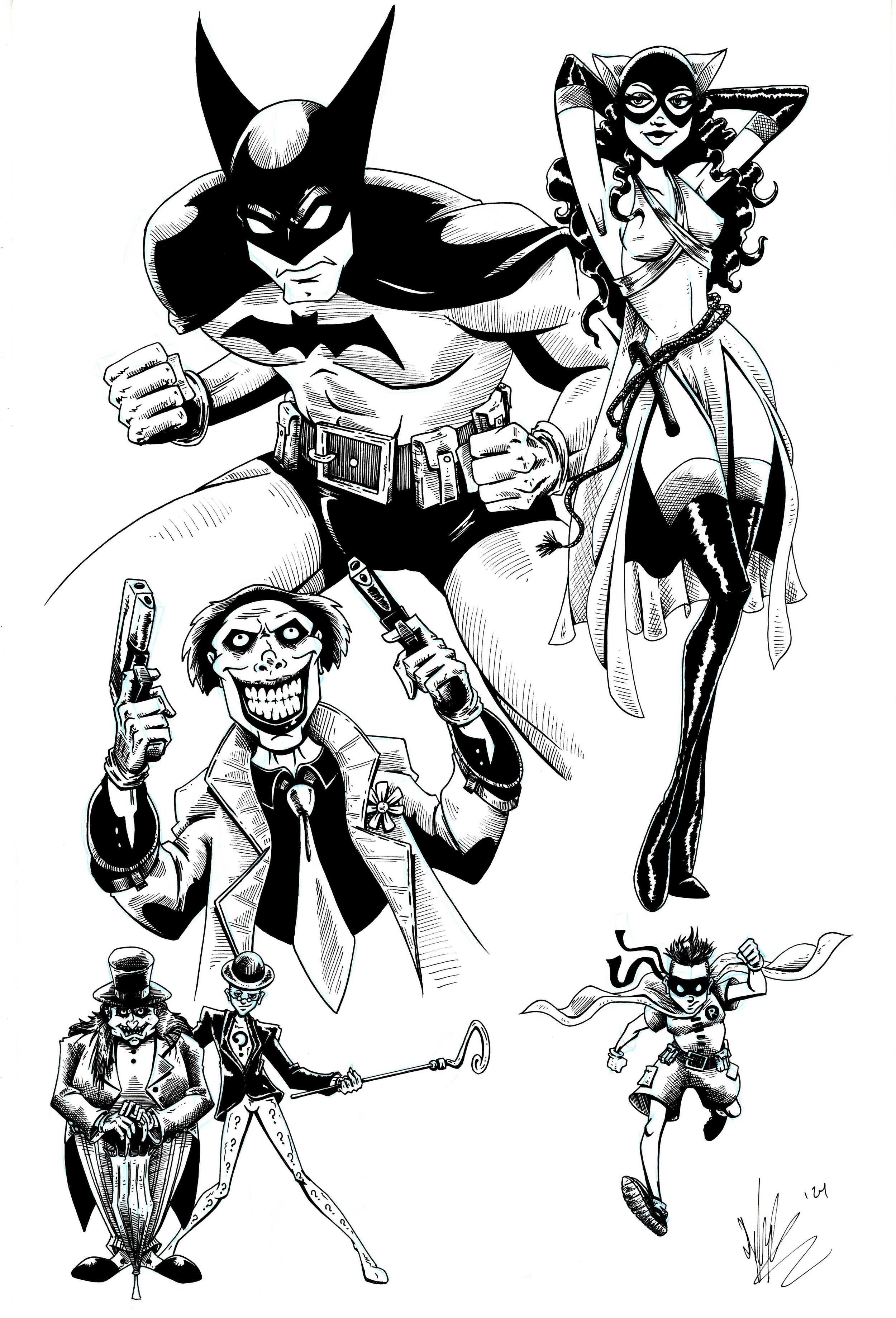 Vintage Bat Poster - original