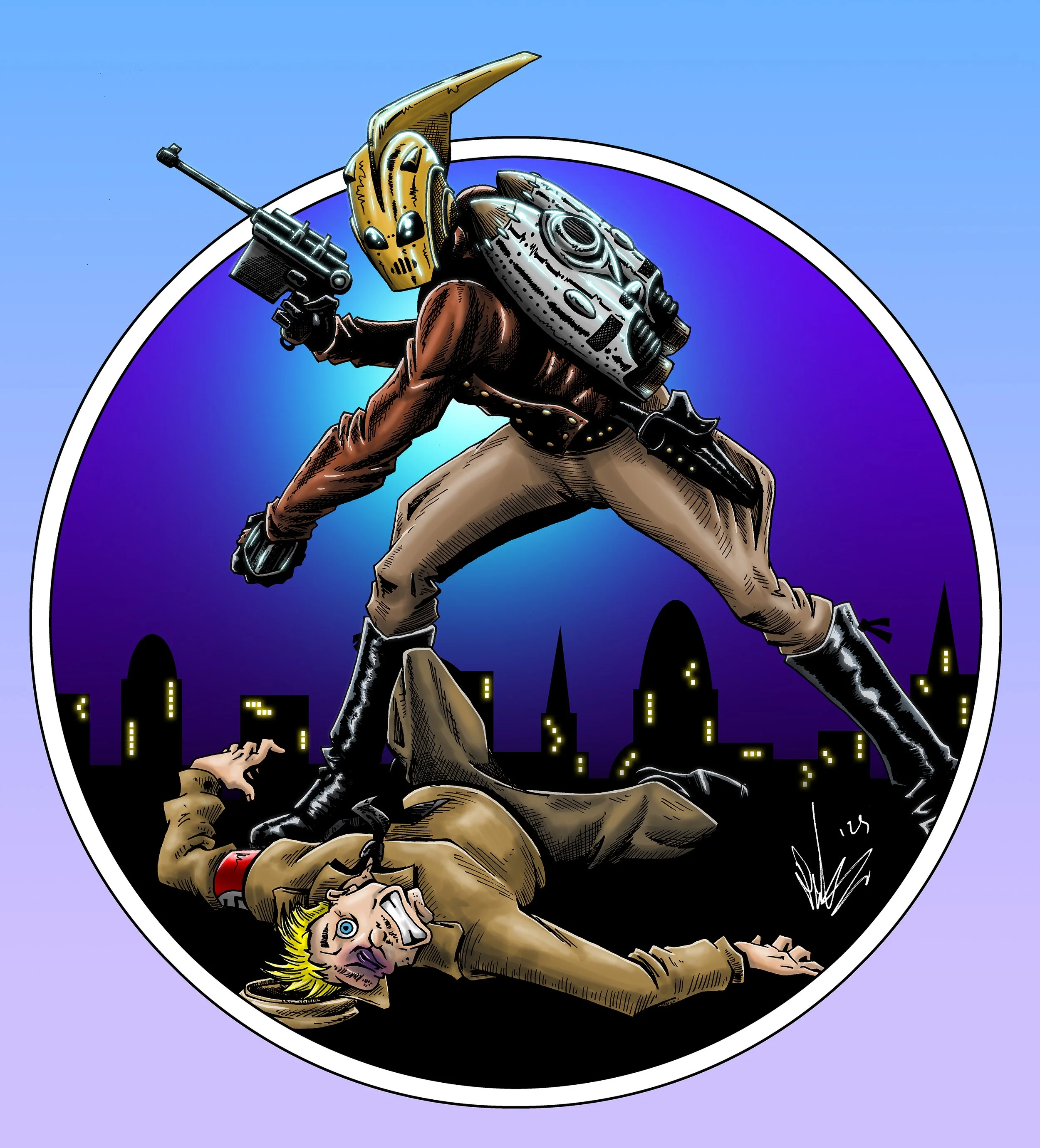 Rocket Punch - postcard