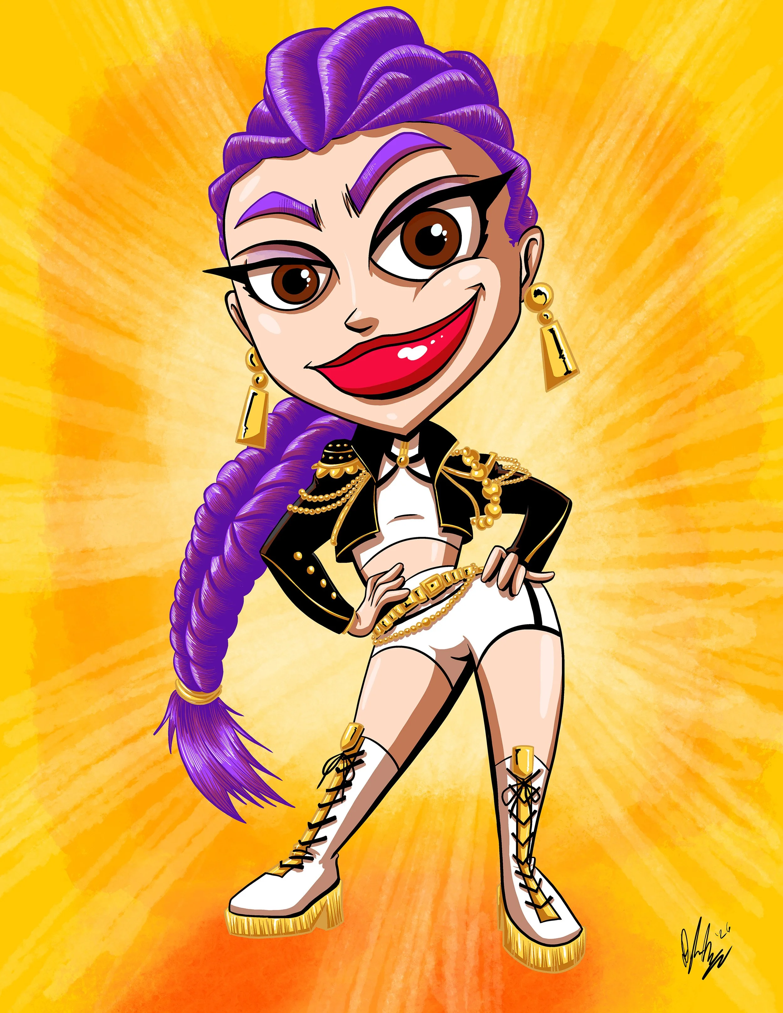 Chibi Hunter Tuff - postcard