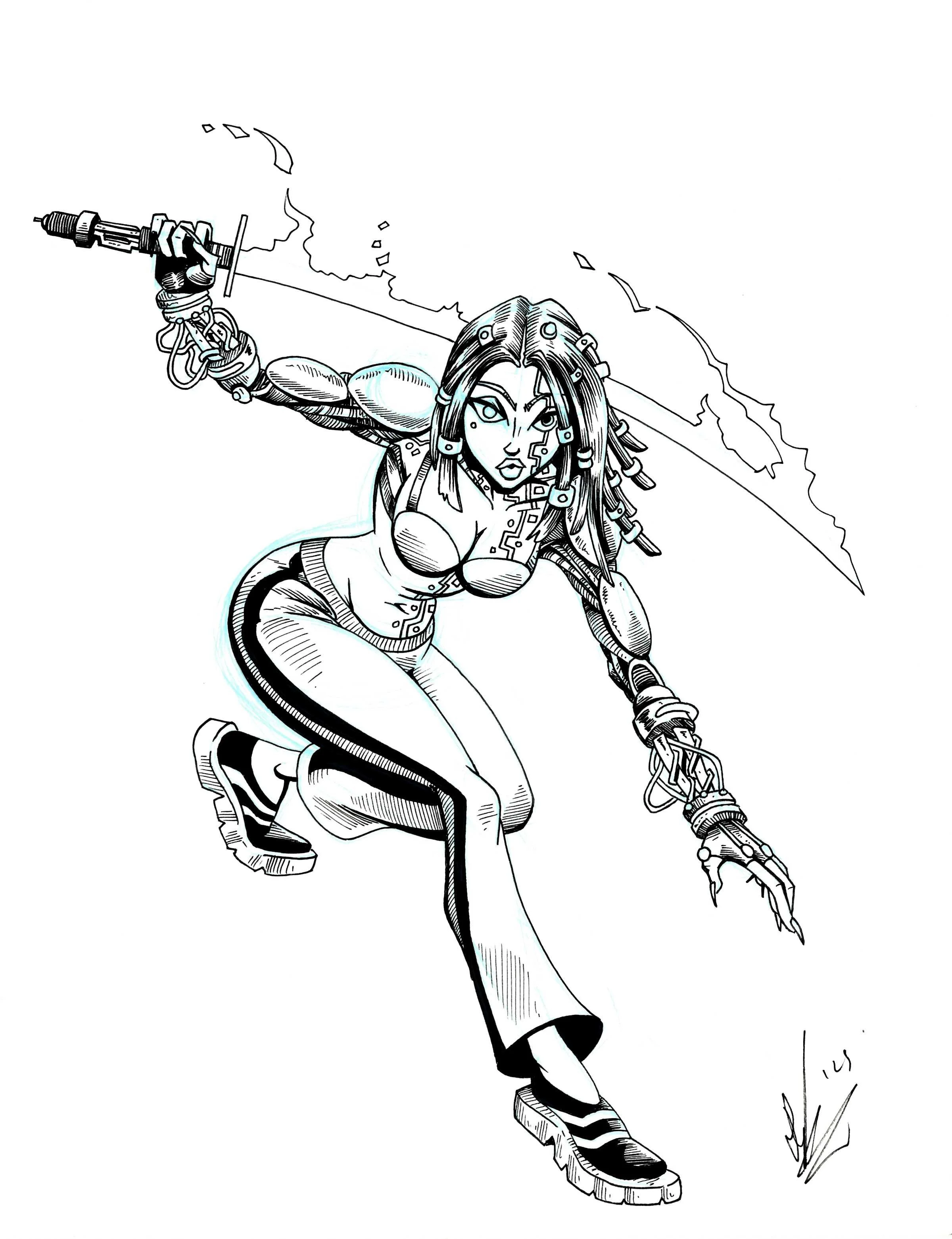 Cyberpunk Ninja - original