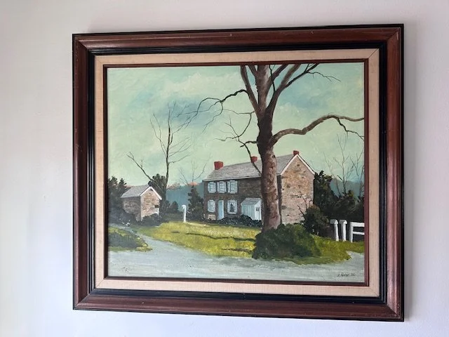 Stone House Oil Painting