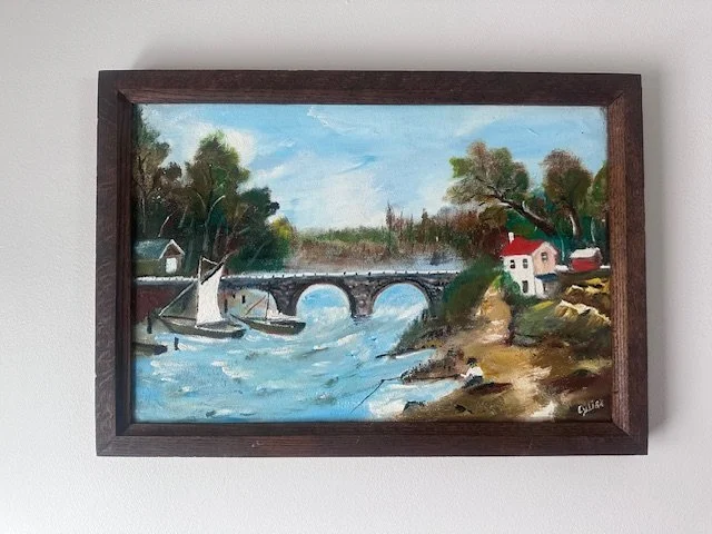 Stone Bridge Oil Painting