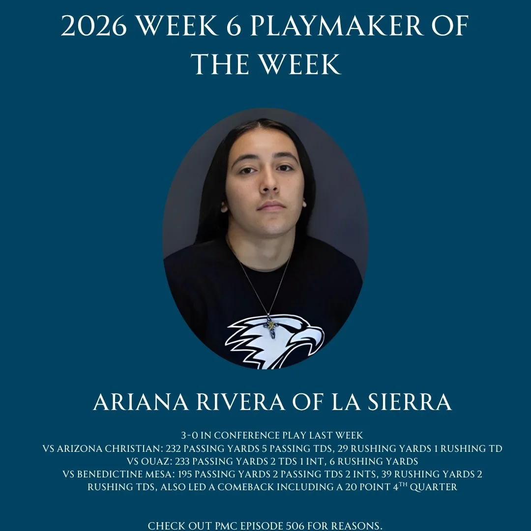 With episode 506 now out make sure to check it out to hear all about this week&rsquo;s Playmaker of the Week! Episode is out anywhere you can listen to podcasts. 

#womenscollegeflagfootball #womensflagfootball #playmakerscorner #PMCfam