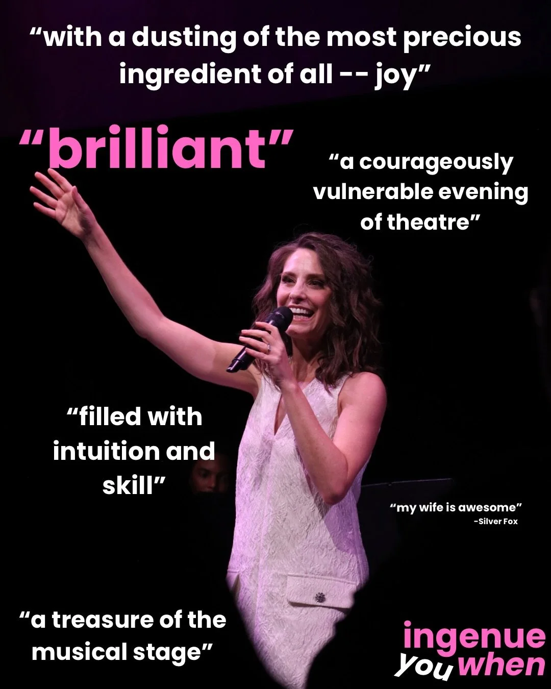 The audience is the last, and best piece of the puzzle. Thank you for coming, and for all the kind and loving words. 

This residency gives me room to take risks and to repeat, and to grow because of both. Every repetition makes me brave enough for t