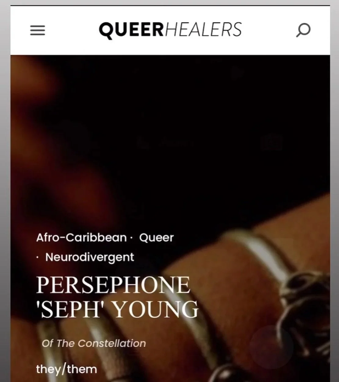 My Queer Healers Listing, active 