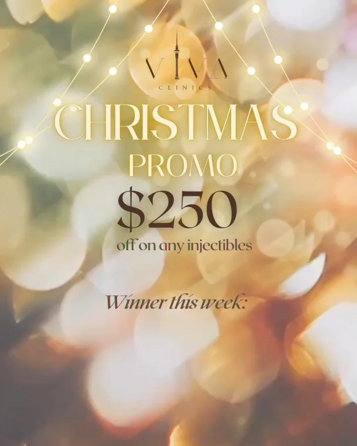 𝐂𝐨𝐧𝐠𝐫𝐚𝐭𝐮𝐥𝐚𝐭𝐢𝐨𝐧𝐬 𝐭𝐨 𝐨𝐮𝐫 𝐖𝐞𝐞𝐤 𝟏 𝐂𝐡𝐫𝐢𝐬𝐭𝐦𝐚𝐬 𝐏𝐫𝐨𝐦𝐨 𝐖𝐢𝐧𝐧𝐞𝐫 : 𝐉𝐔𝐋𝐈𝐀 𝐏𝐈𝐂𝐎𝐋𝐈!

Our Viva Clinics admin team will be in touch shortly with details on how to claim your $250 off prize.

We&rsquo;re drawing 