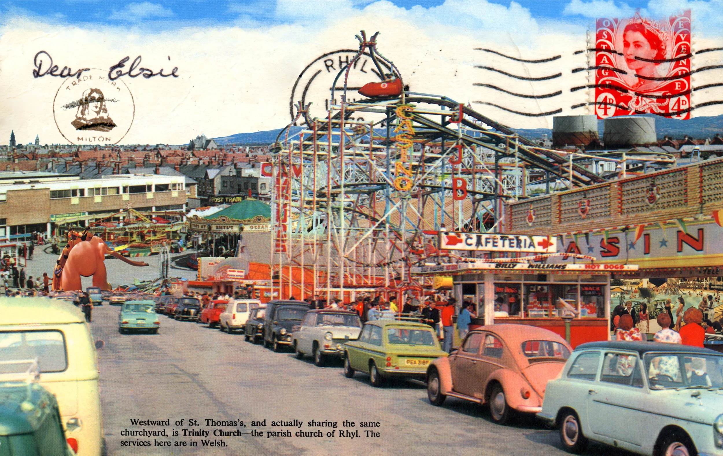 Stephen Clarke Postcard 19 Ocean Beach fairground 2006.jpg
