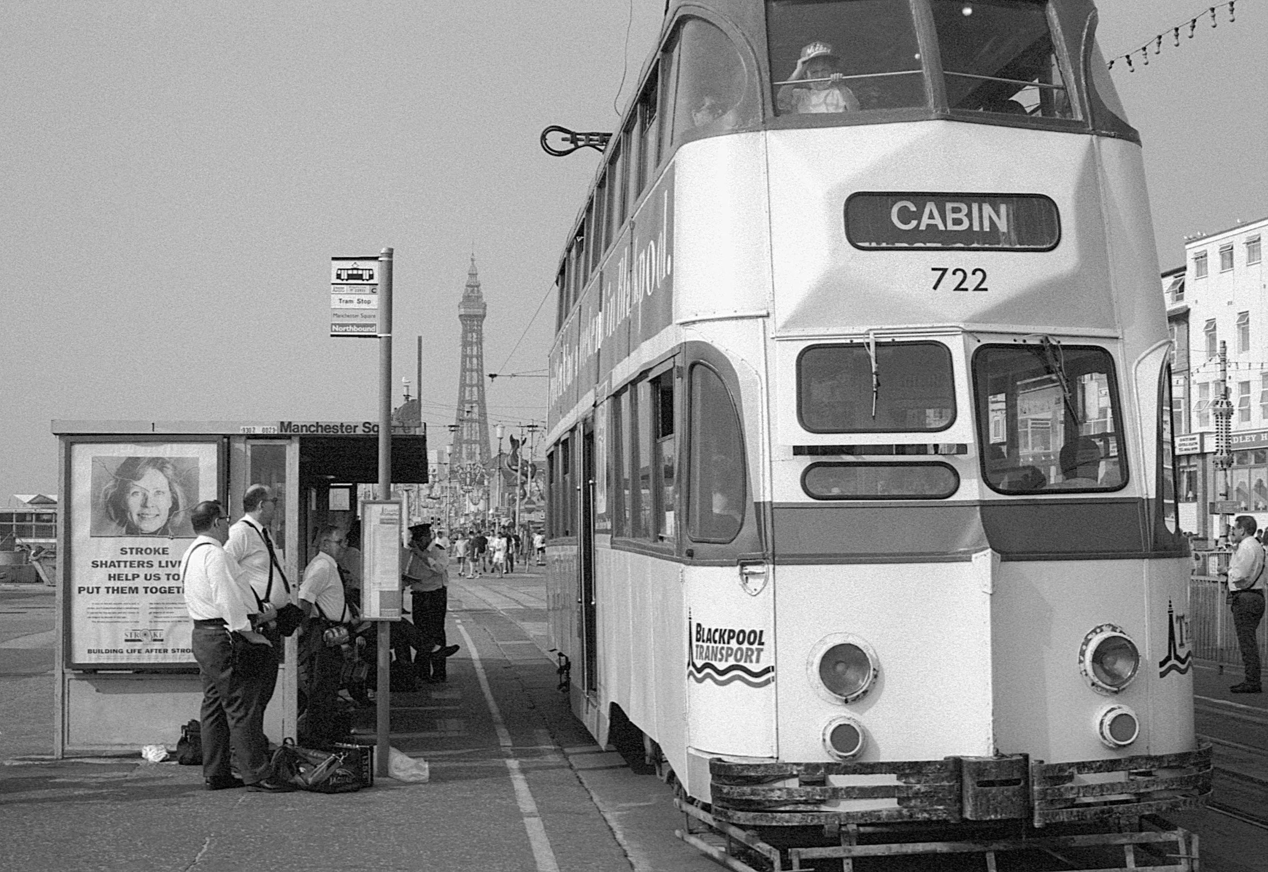 Stephen Clarke Tram crew and tram.jpg