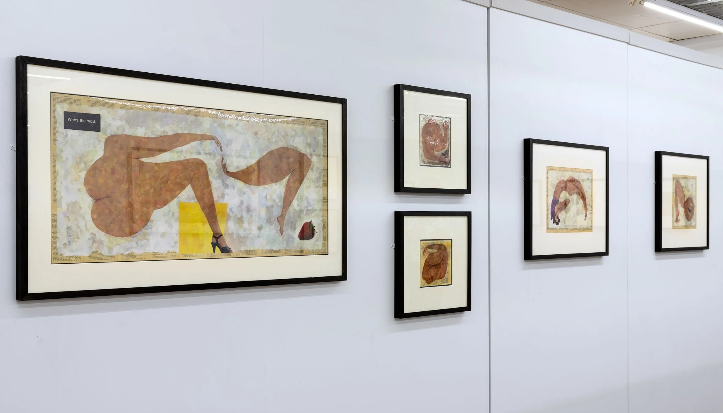 Stephen Clarke Collages at Contemporary Art Space Chester CASC August 2022 gallery space 3 ©McCoy_Wynne.jpg