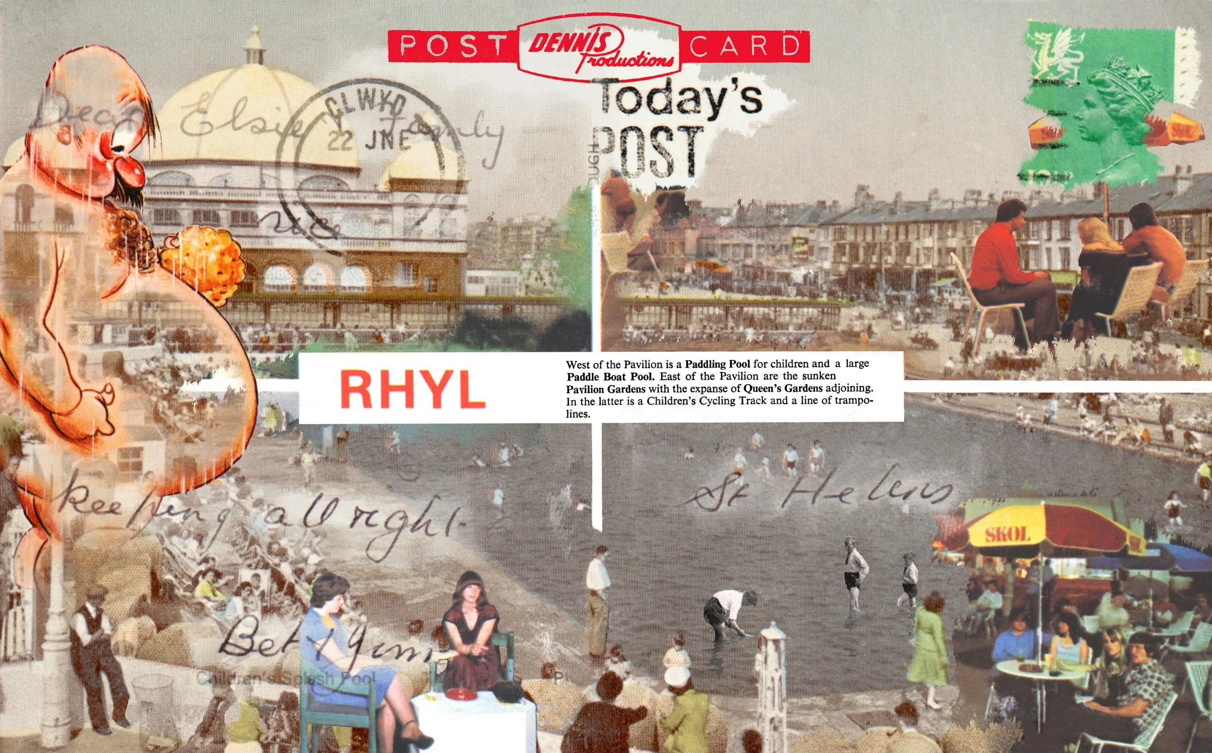 Stephen Clarke Postcard 8 Paddling Pool 2006.jpg