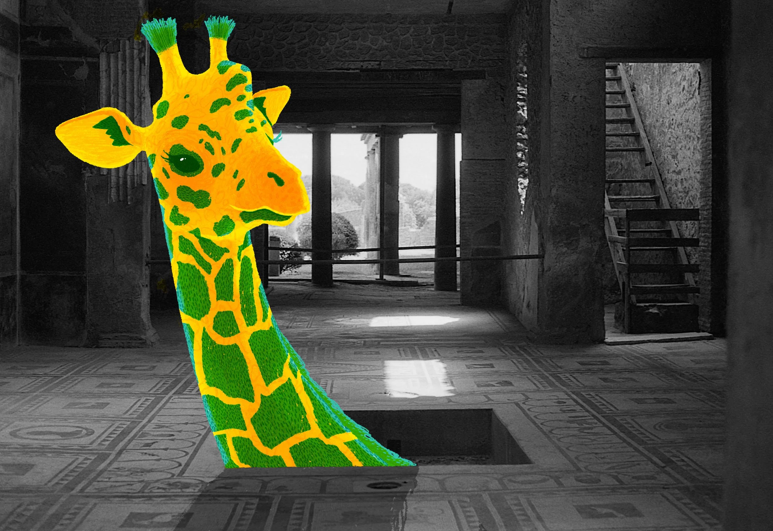 Steph Coathupe and Stephen Clarke Up Deva Giraffe 2023.jpg