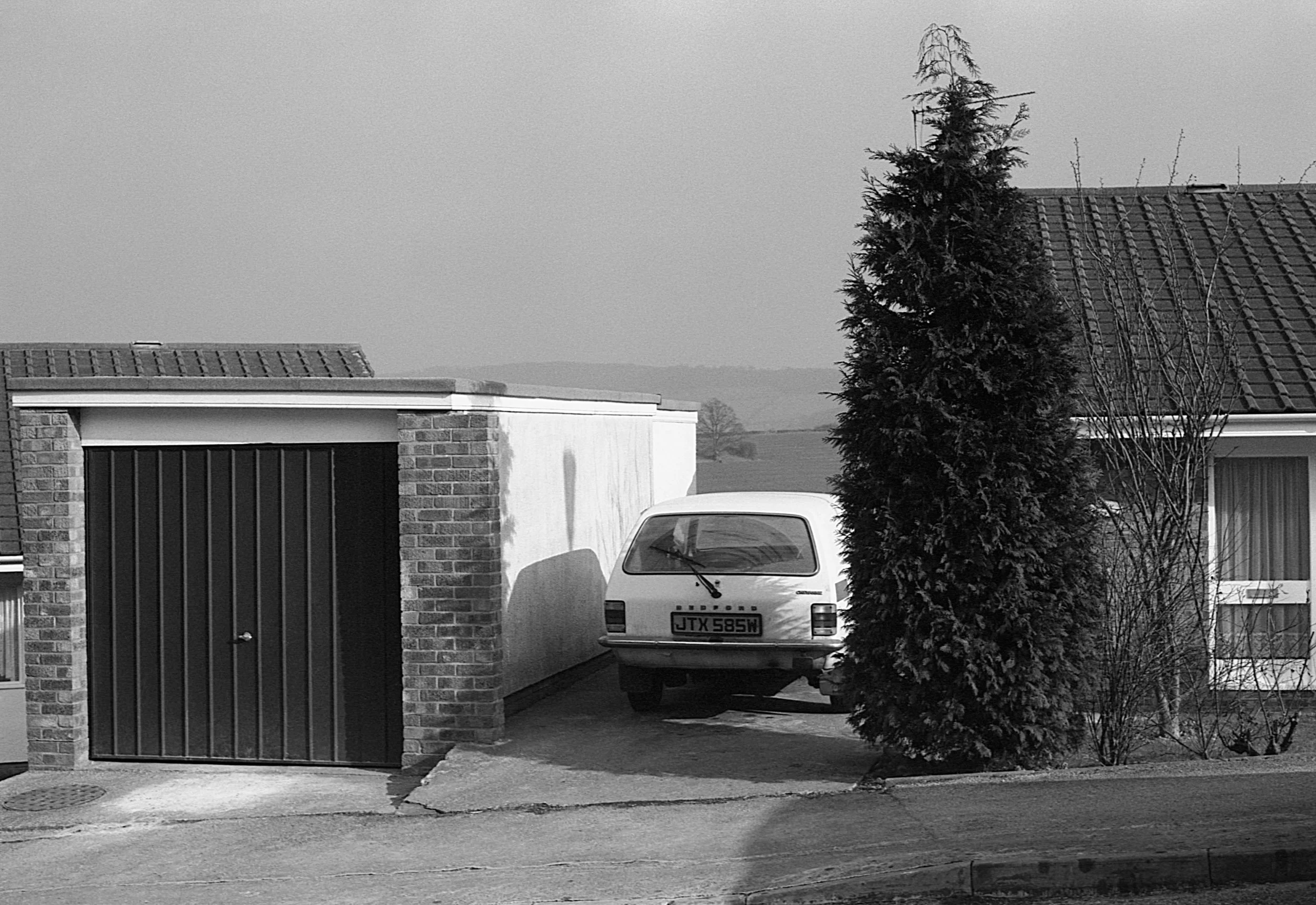 Stephen Clarke Bedford car and garage Housing Estate Caerleon 1986.jpg