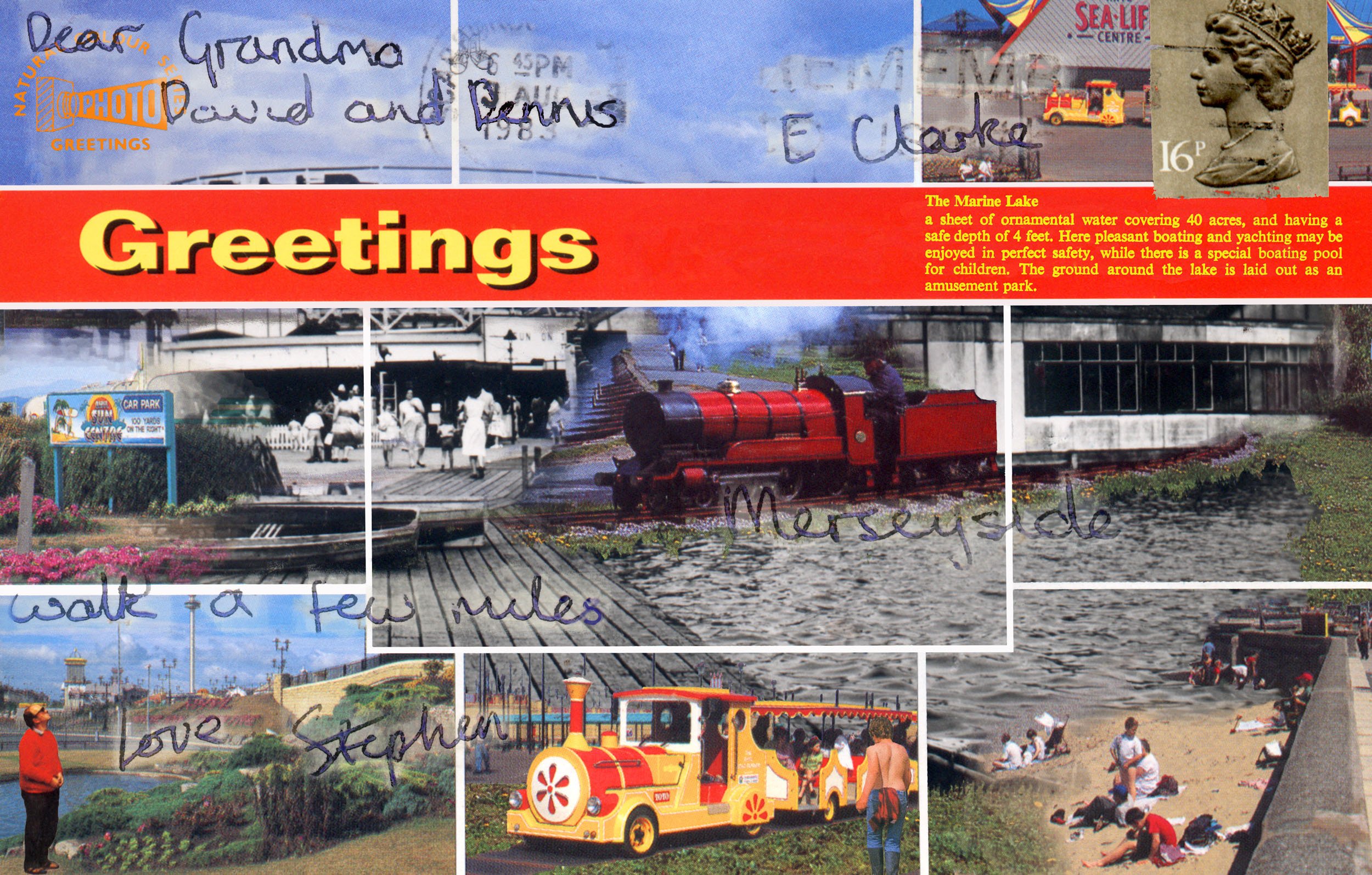 Stephen Clarke Postcard 14 The Marine Lake 2006.jpg