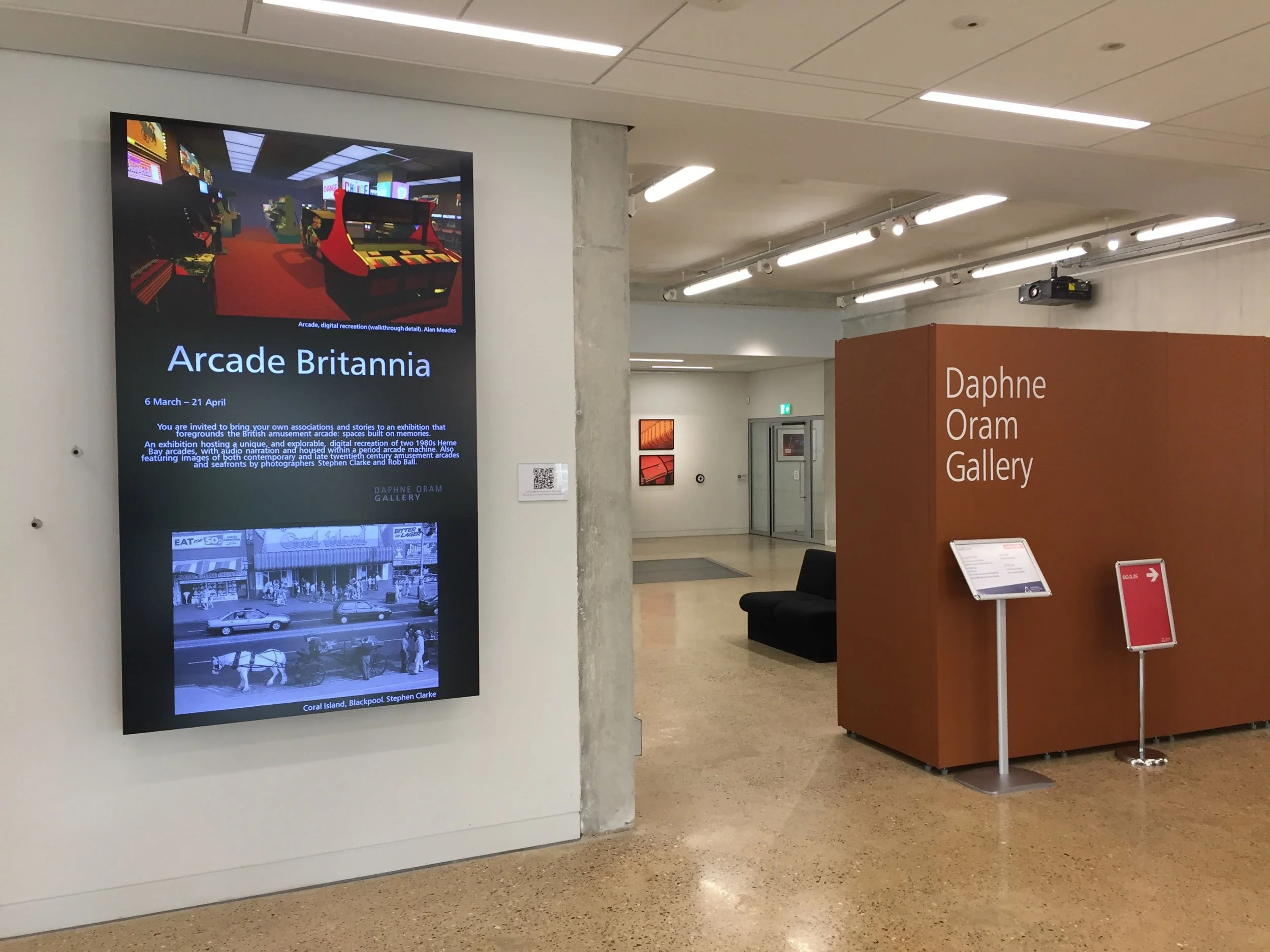 Arcade Britannia, Daphne Oram Gallery, Canterbury 2023 entrance.jpg