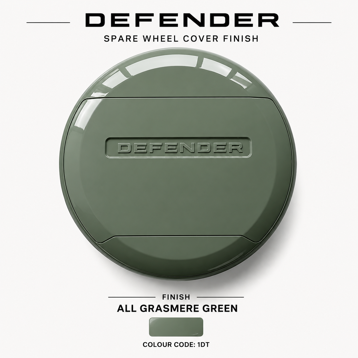 Land Rover Defender (2020–Present) | spare wheel cover with DEFENDER Lettering (19–22 Inch