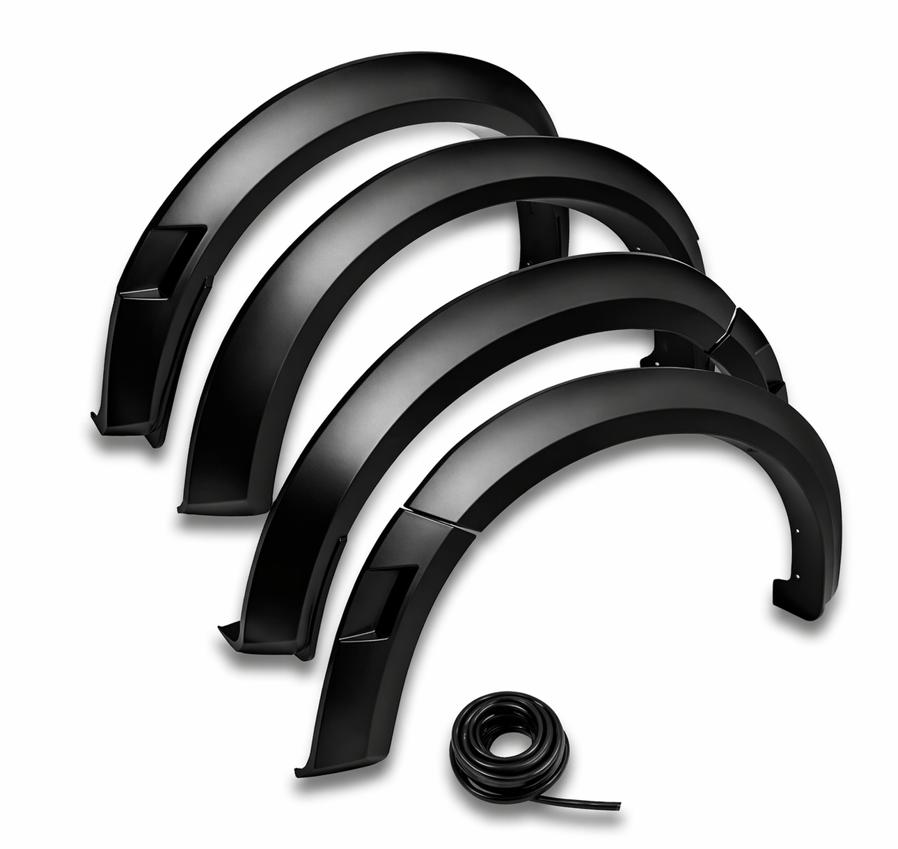 Curved black fender flares on white.png