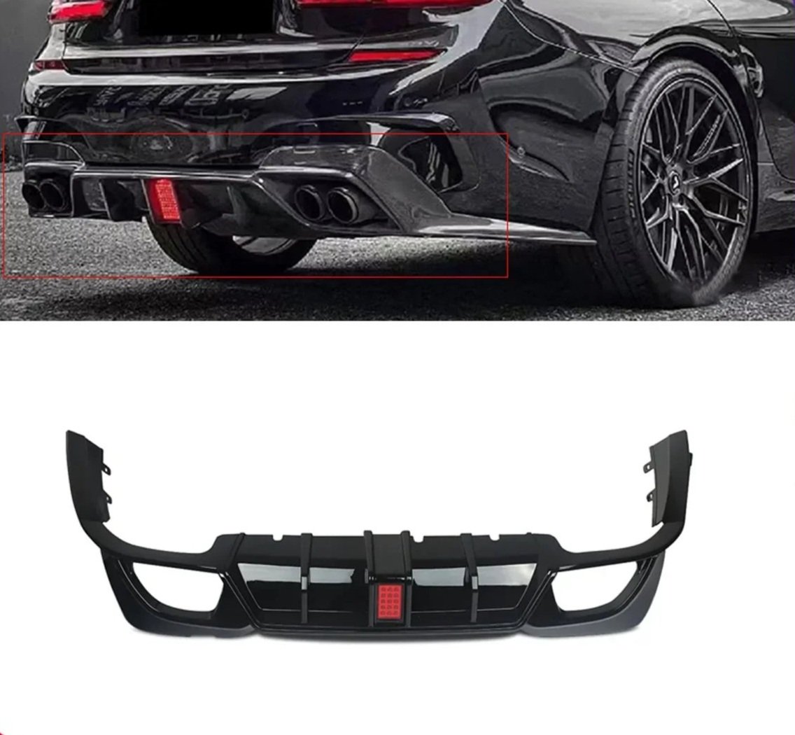 BMW 3 Series G20/G21/G28 M Sport Rear Bumper Spoiler Diffuser (2019-2022) – Competitive Style Upgrade