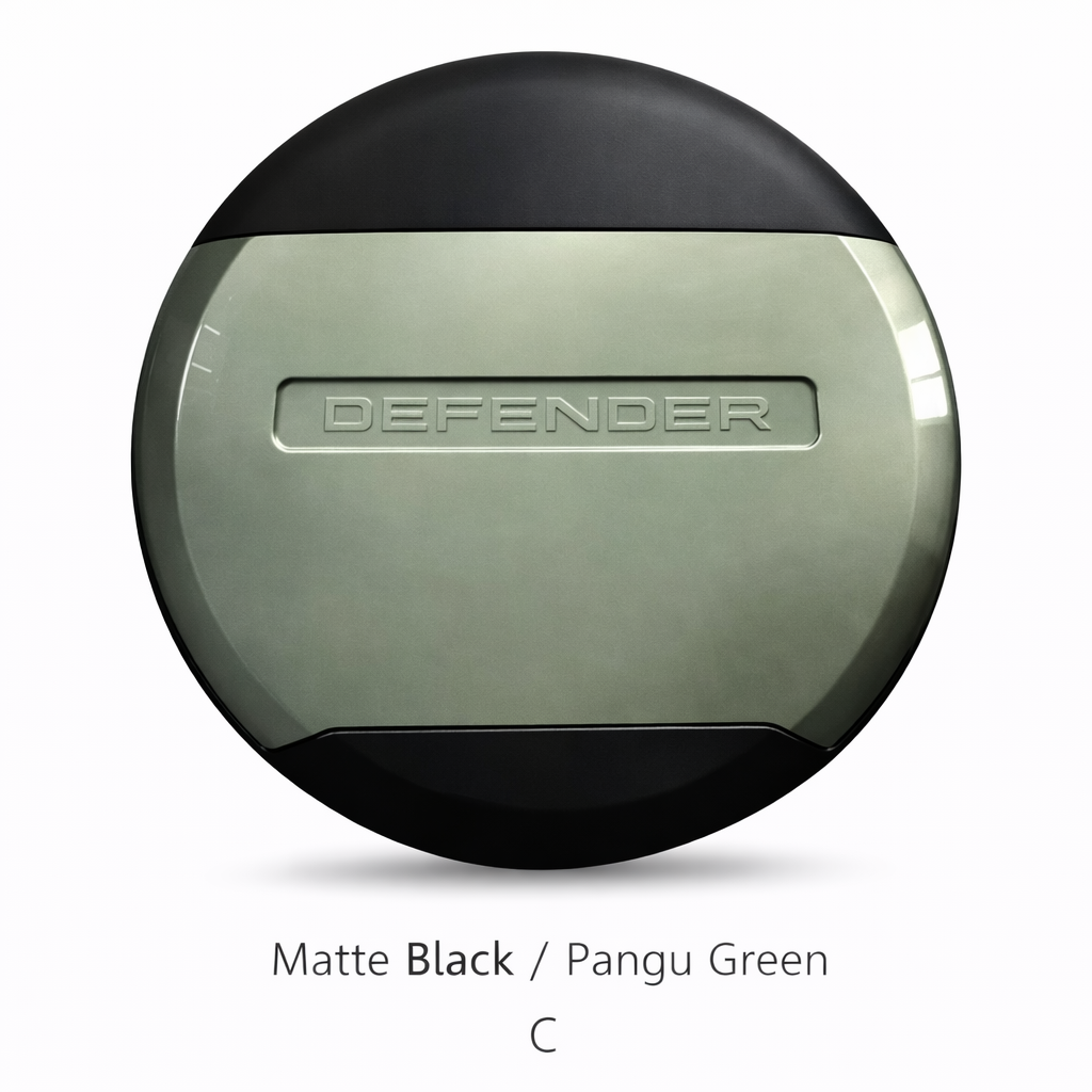 Land Rover Defender (2020–Present) | spare wheel cover with DEFENDER Lettering (19–22 Inch