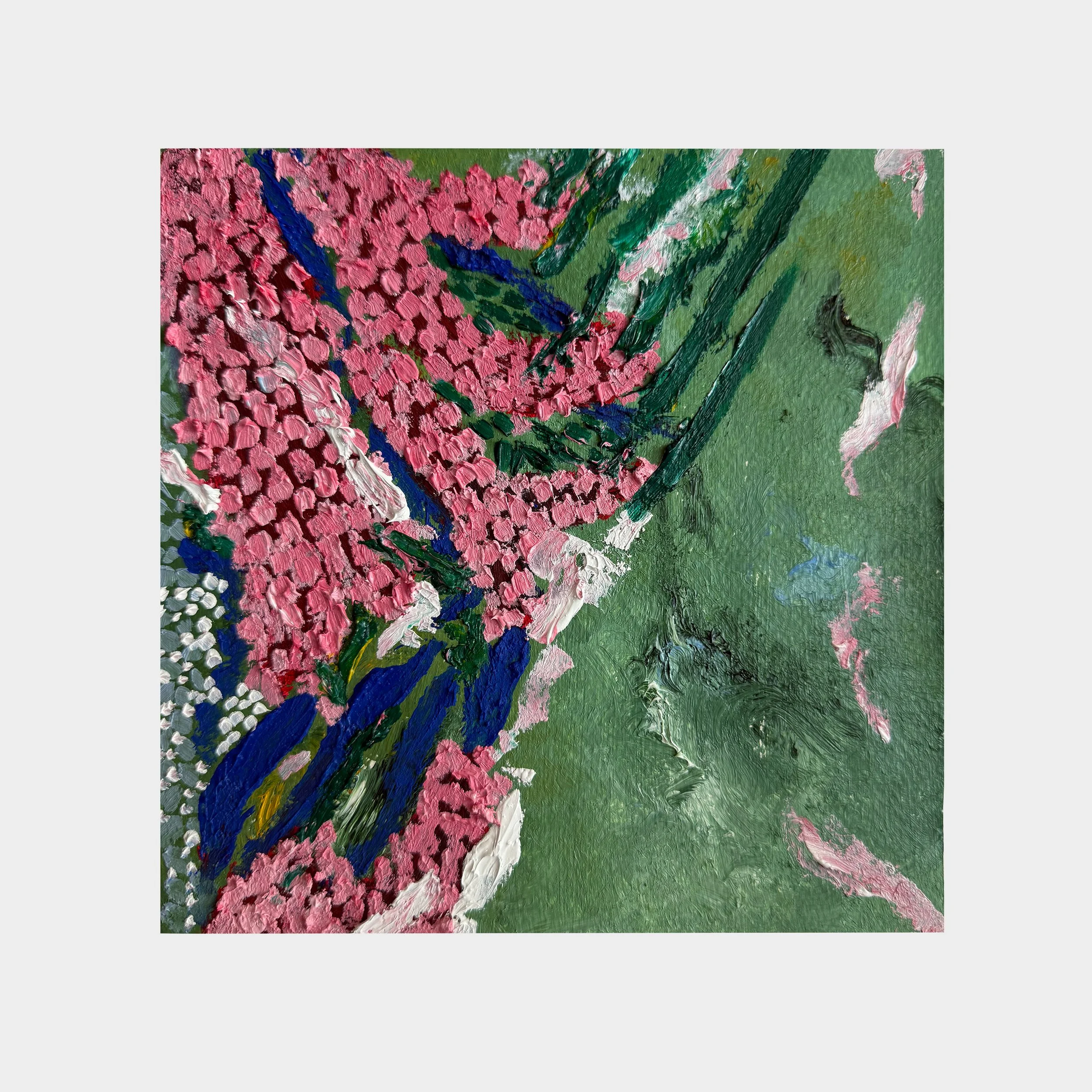 Oil on Paper |
20 x 20 cm |
2025 |
Cairo |
Framed in a white wooden frame with passe partout 35 x 35 cm