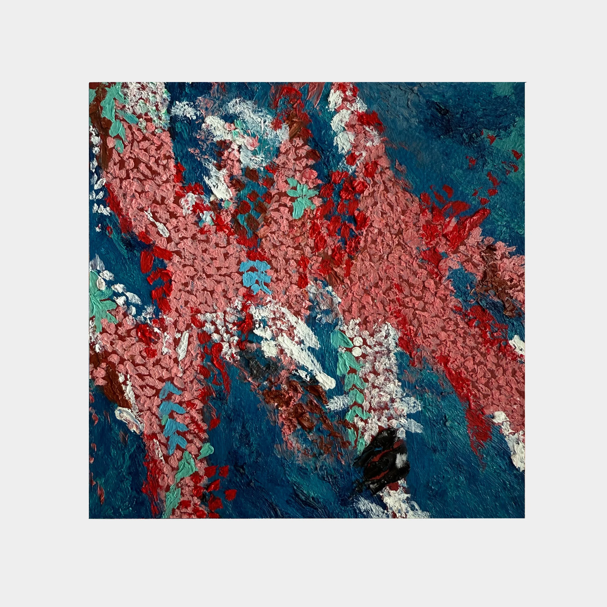 Oil on Paper |
20 x 20 cm |
2025 |
Cairo |
Framed in a white wooden frame with passe partout 35 x 35 cm