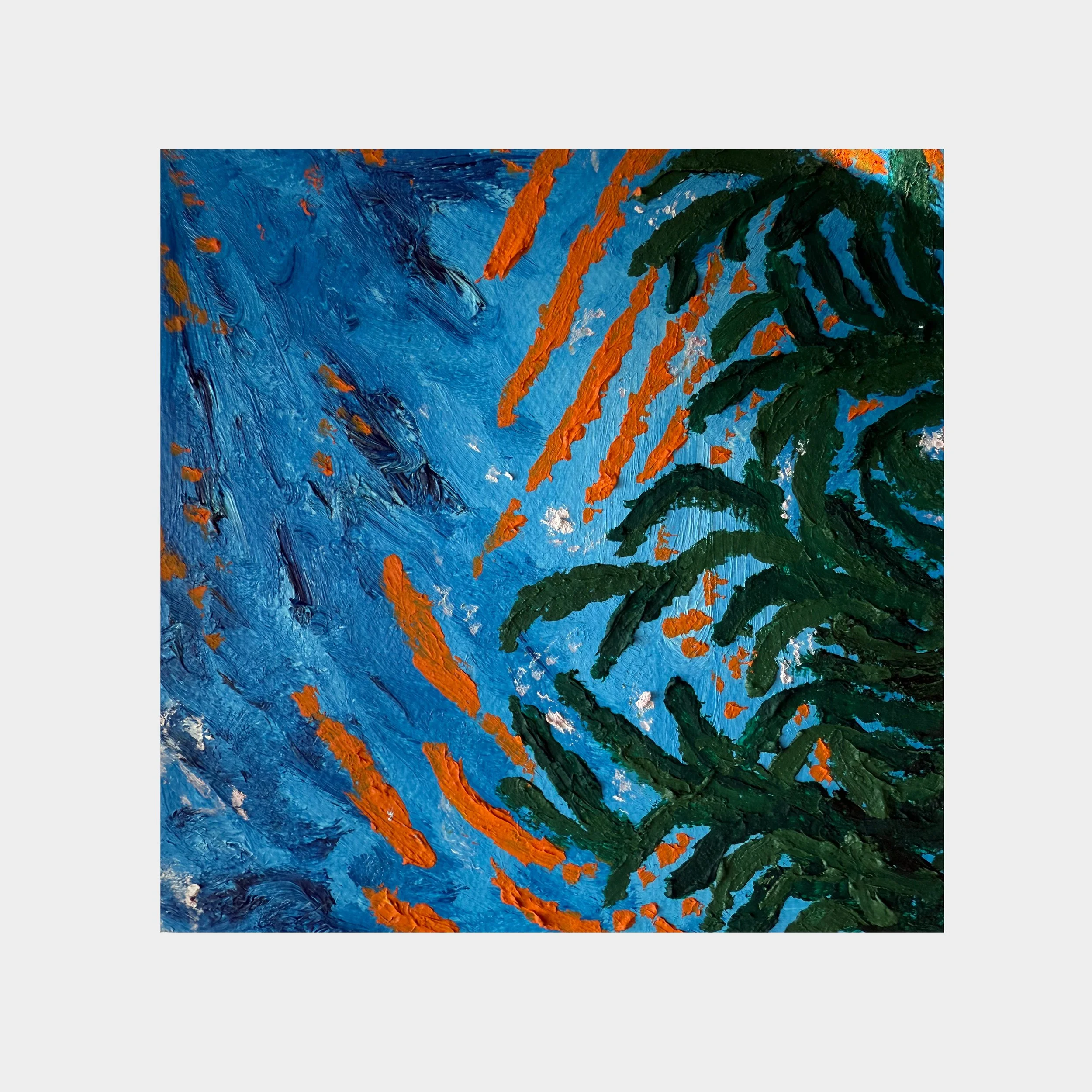 Oil on Paper |
20 x 20 cm |
2025 |
Cairo |
Framed in a white wooden frame with passe partout 35 x 35 cm
