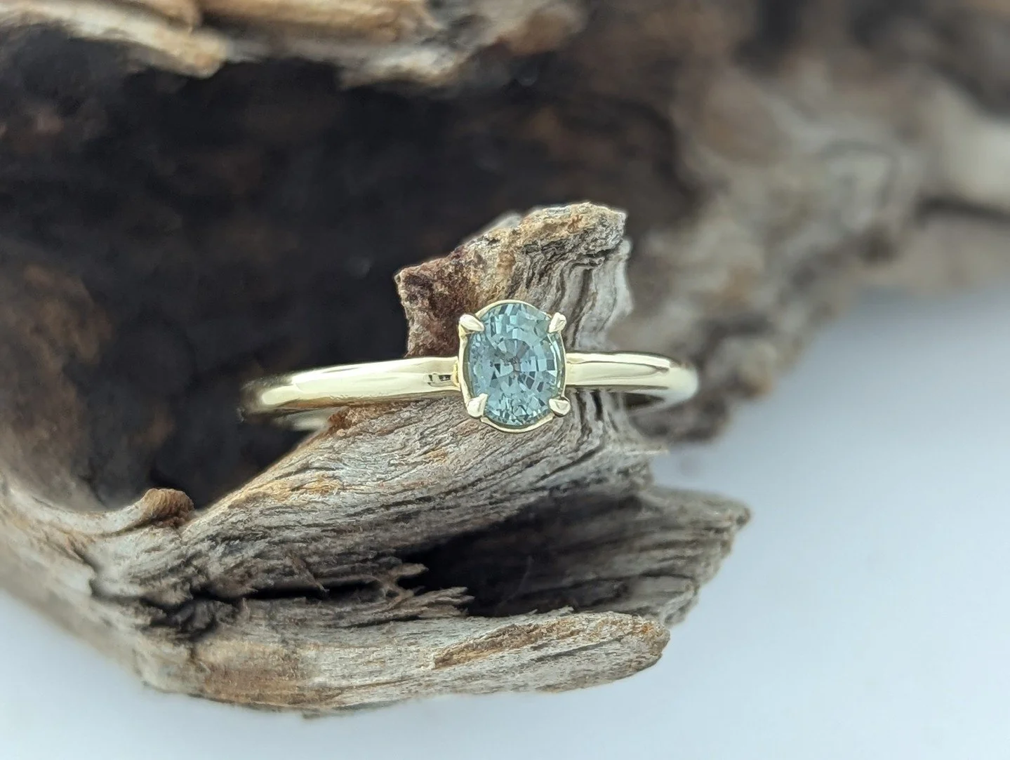 &ldquo;Winter is on my head, but eternal spring is in my heart.&rdquo;⁠
&ndash; Victor Hugo⁠
⁠
Featuring a Montana Sapphire Ring in 14k Yellow Gold⁠
⁠
Original Price $2,030⁠
✨️Discounted to $900✨️