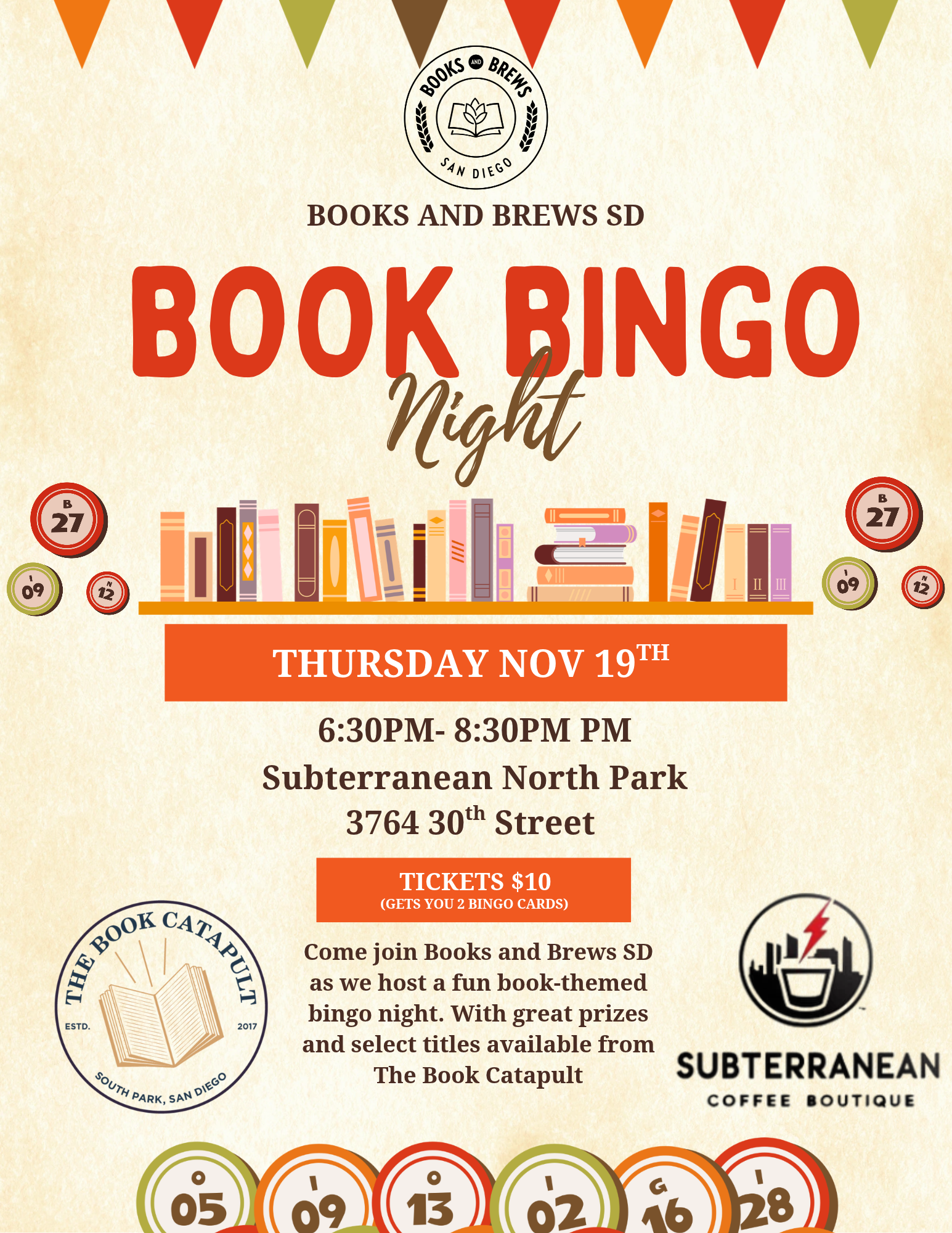 Book Bingo Night