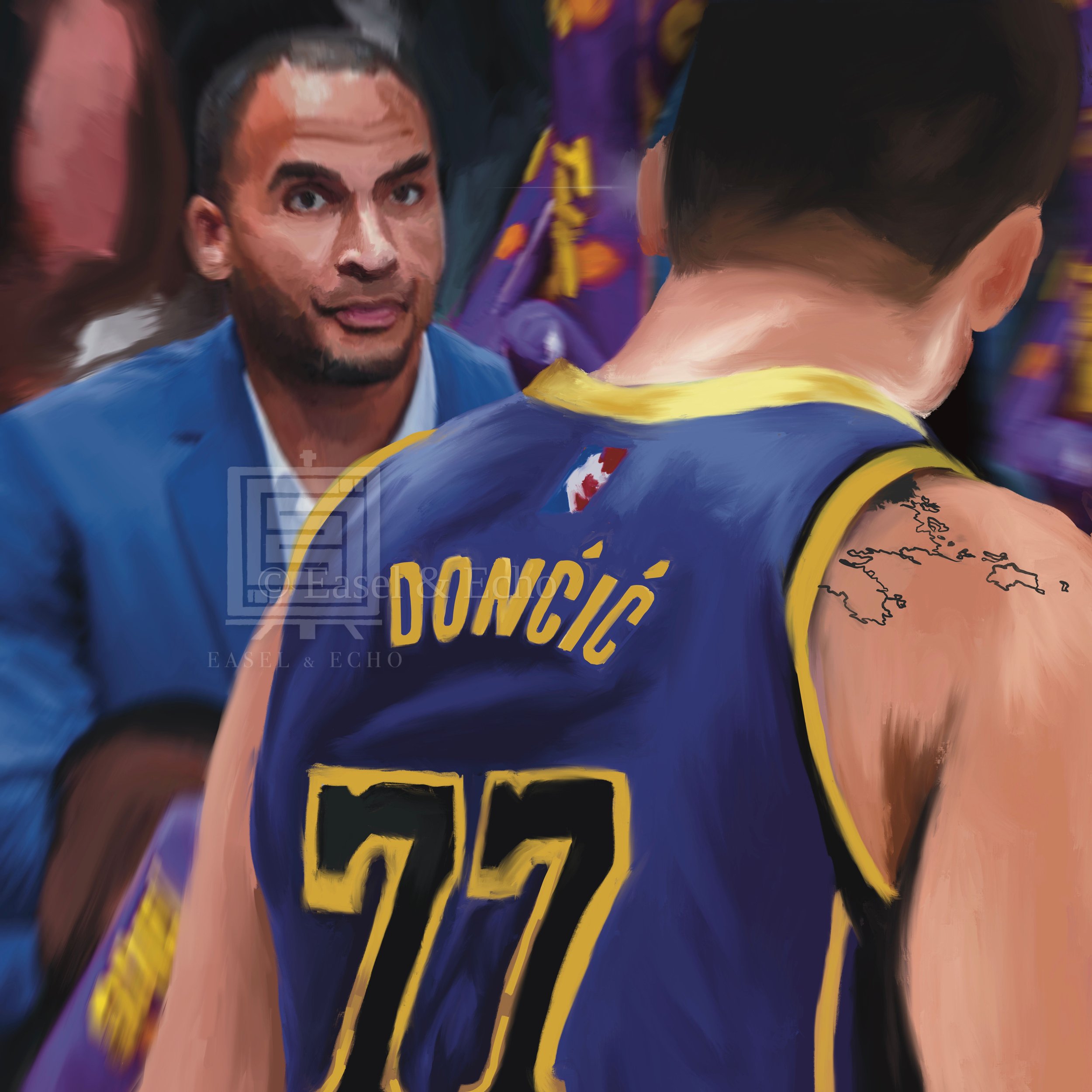 The SPEAK COLLECTION: Icons Series, "Luca Doncic 'Not Impressed' (C1)"