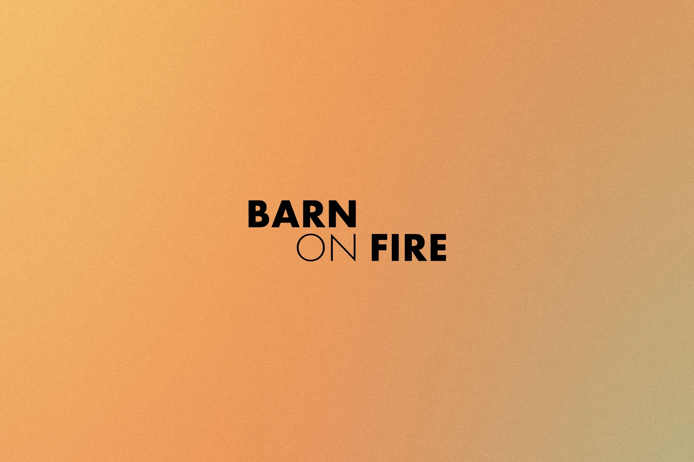 Barn on Fire